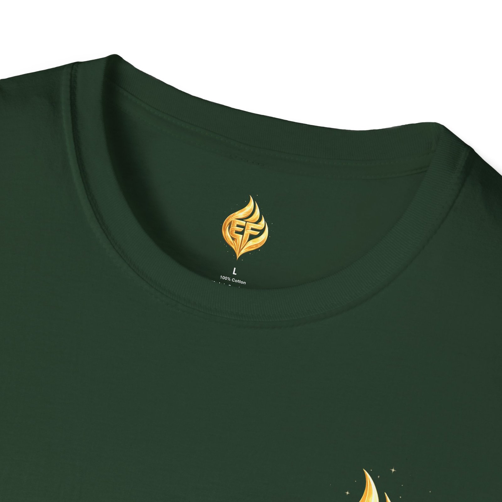 echoflame golden flame ef logo t shirt echoflame golden flame ef logo t shirt