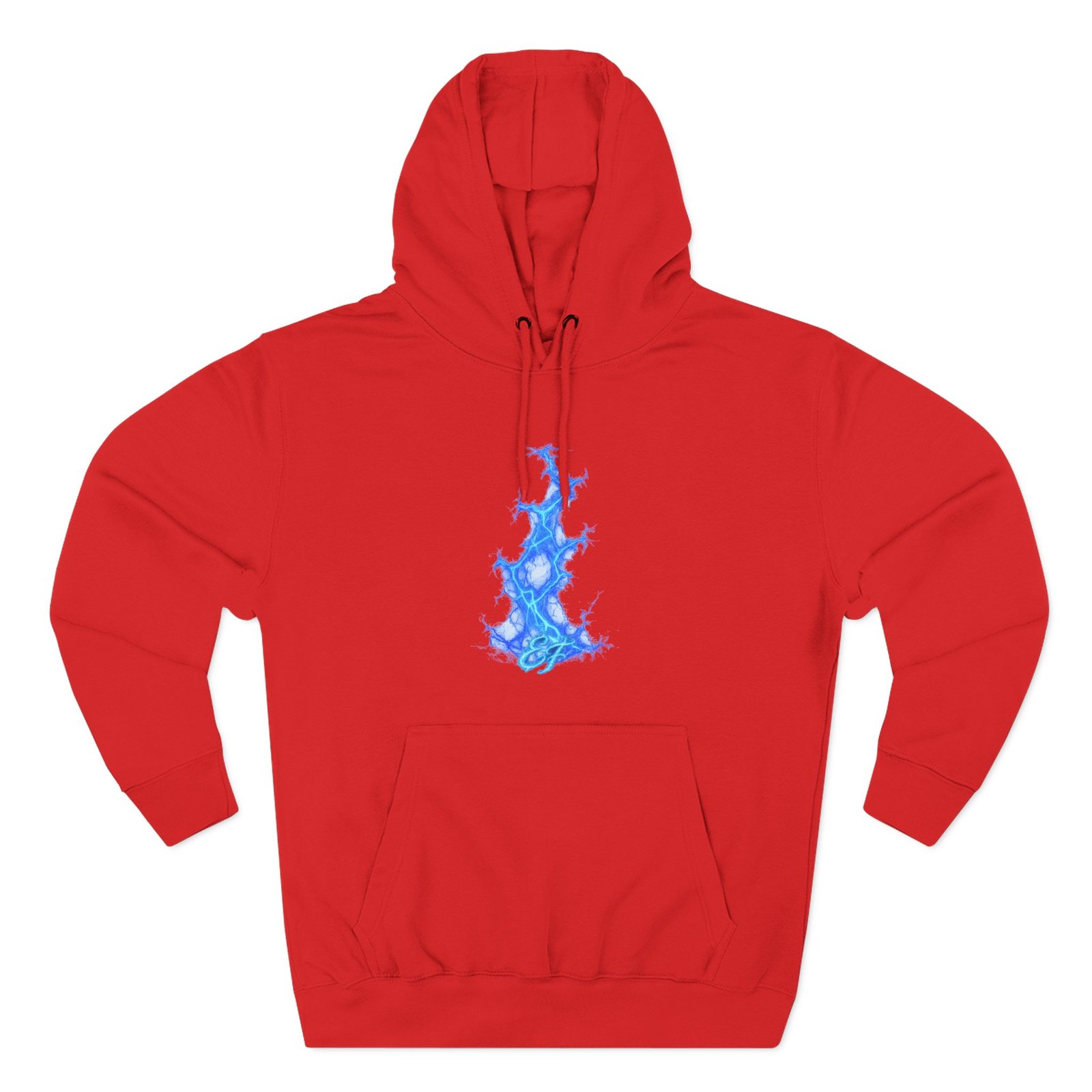 echoflame blue flame tree hoodie — ethereal lightning graphic fleece pullover echoflame blue flame tree hoodie — ethereal lightning graphic fleece pullover