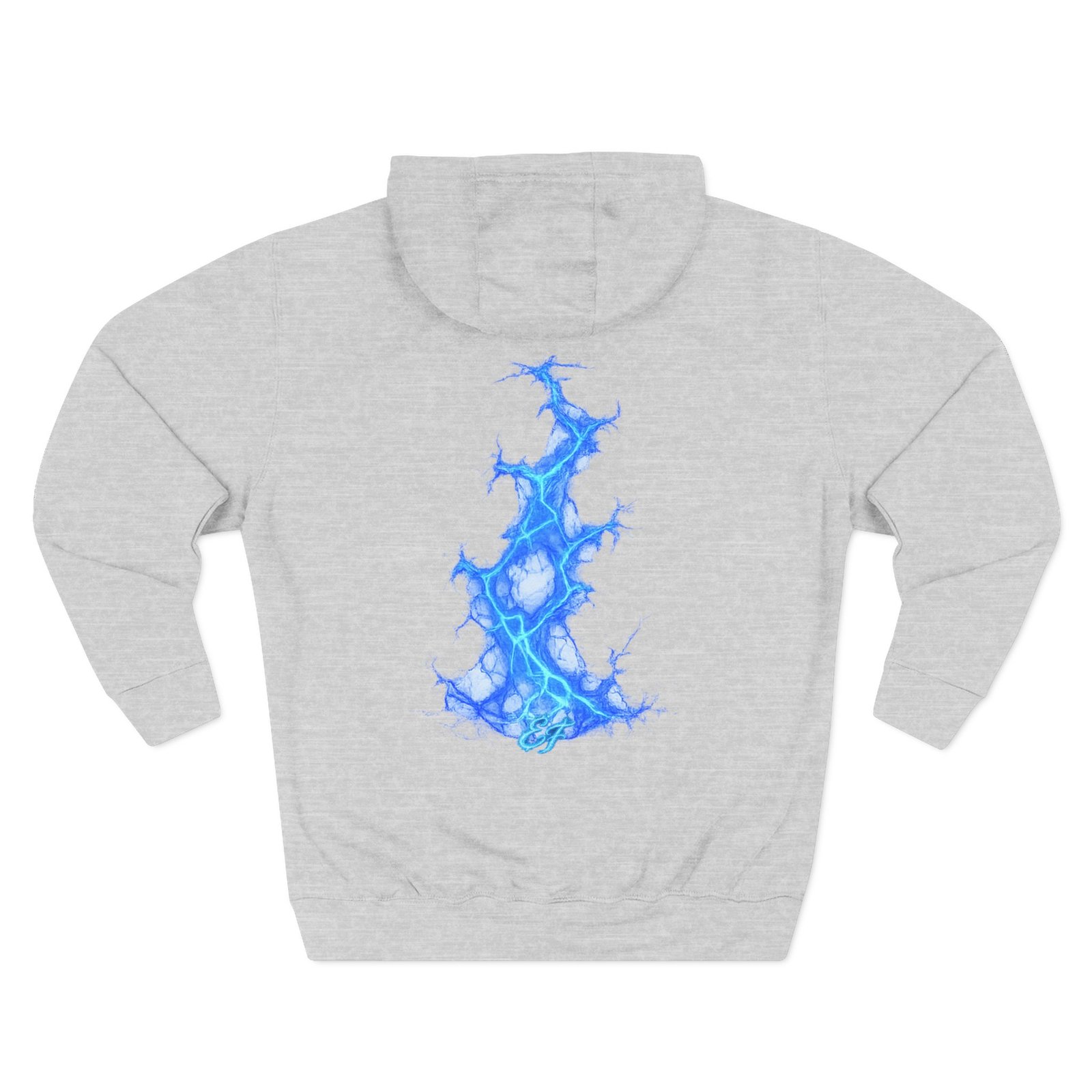 echoflame blue flame tree hoodie — ethereal lightning graphic fleece pullover echoflame blue flame tree hoodie — ethereal lightning graphic fleece pullover