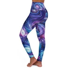 echoflame high waisted yoga leggings (aop)