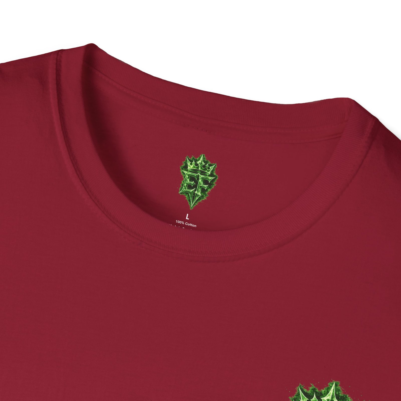 echoflame t shirt — emerald flame crown logo tee echoflame t shirt — emerald flame crown logo tee