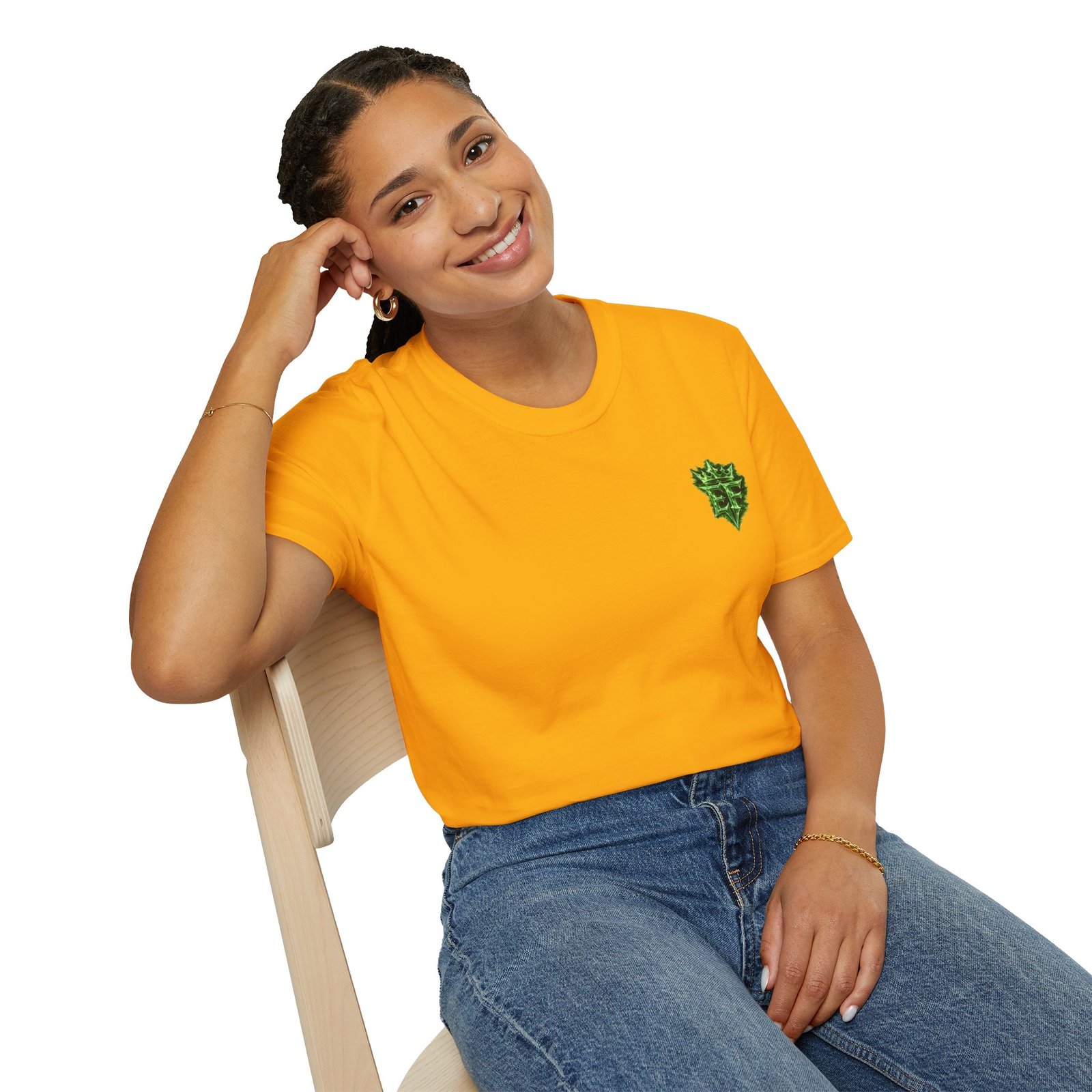 echoflame t shirt — emerald flame crown logo tee echoflame t shirt — emerald flame crown logo tee