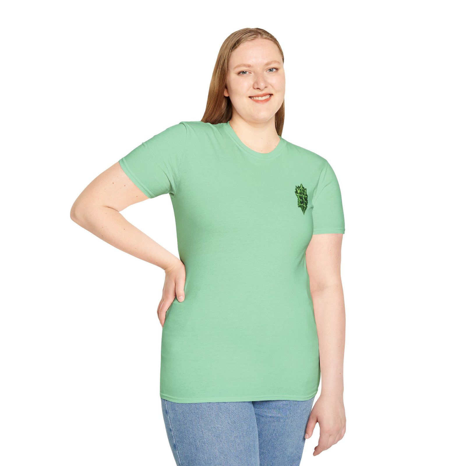 echoflame t shirt — emerald flame crown logo tee echoflame t shirt — emerald flame crown logo tee
