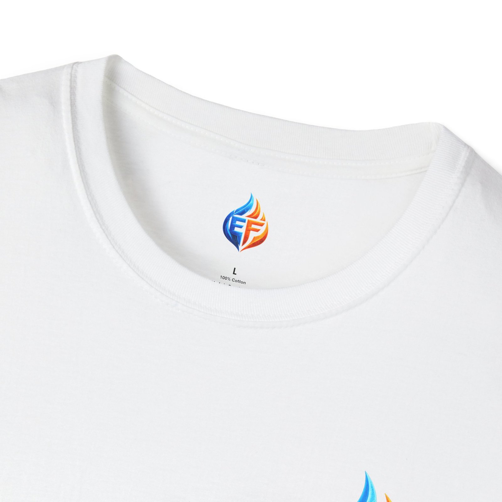 echo flame split fire & ice graphic t shirt echo flame split fire & ice graphic t shirt