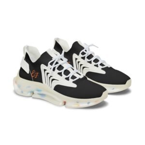 echoflame women's black mesh sneakers — lightweight breathable athletic shoes