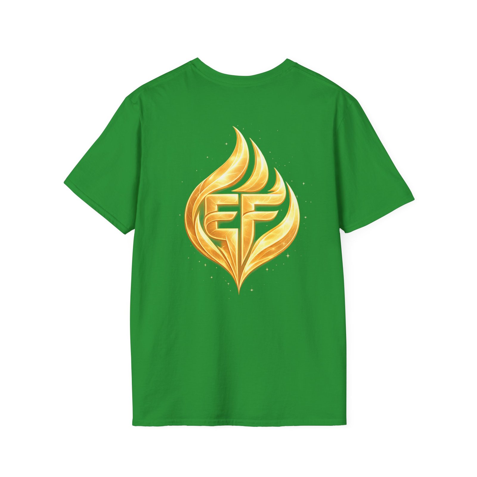 echoflame golden flame ef logo t shirt echoflame golden flame ef logo t shirt