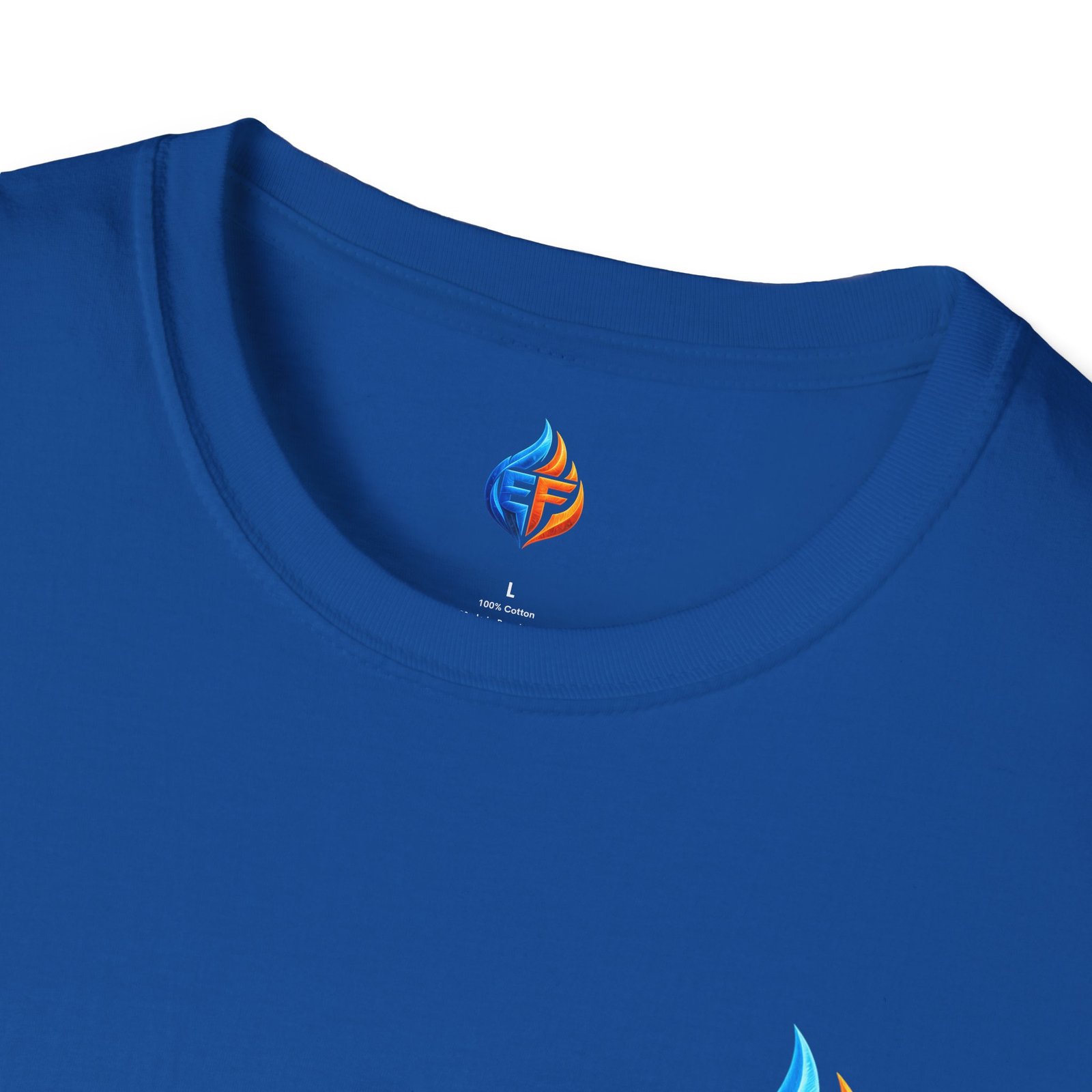 echo flame split fire & ice graphic t shirt echo flame split fire & ice graphic t shirt