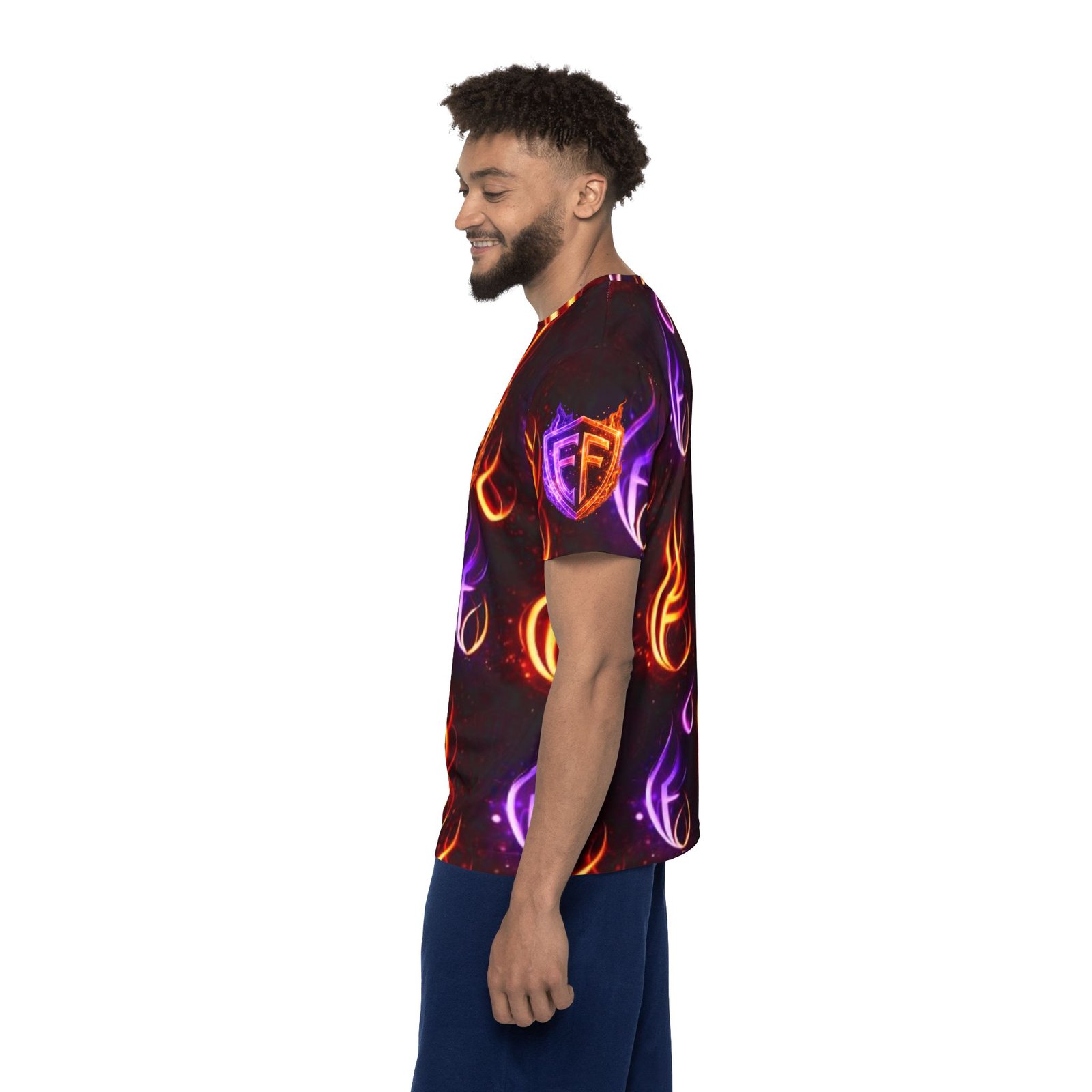 echoflame crest jersey — men’s all over print athletic tee echoflame crest jersey — men’s all over print athletic tee