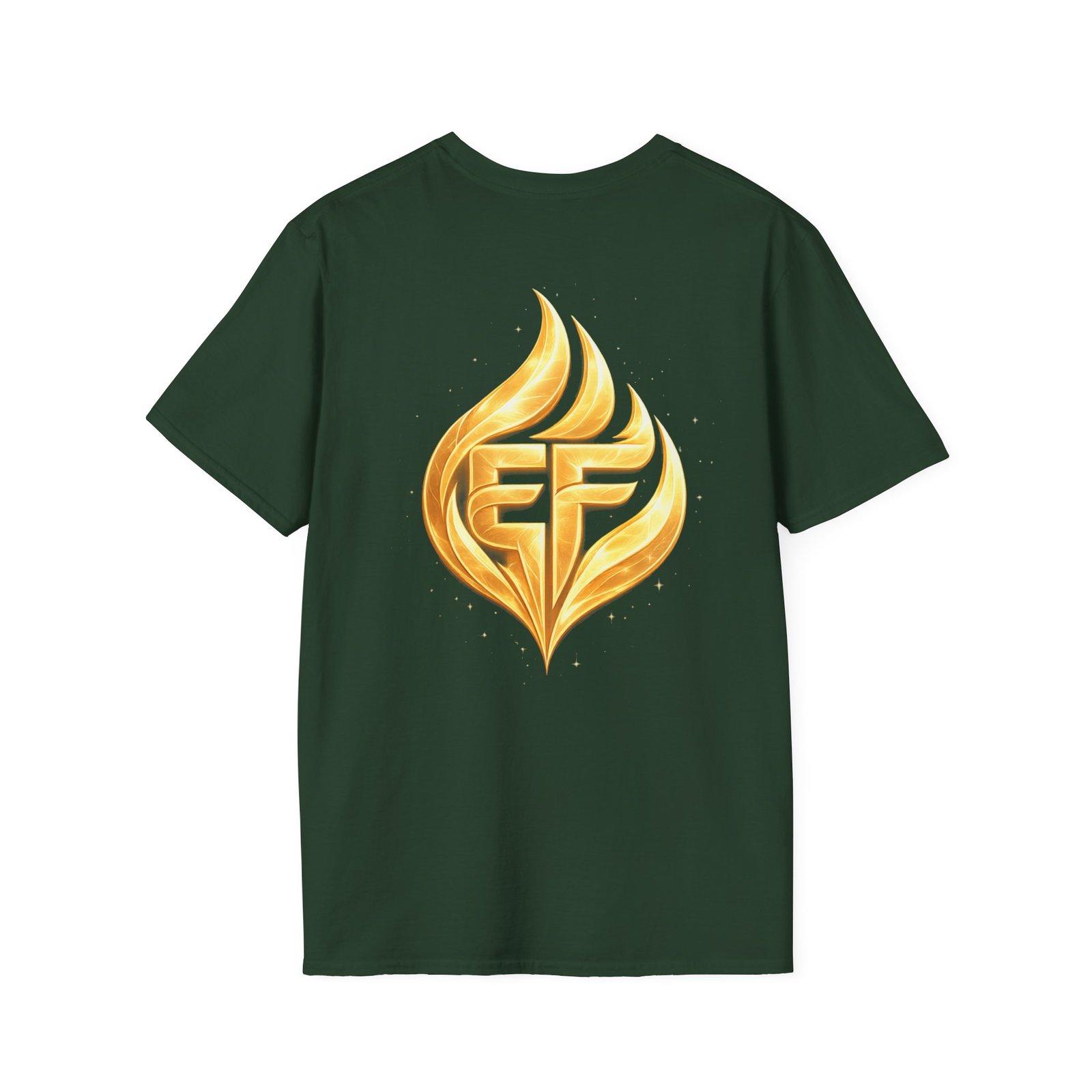 echoflame golden flame ef logo t shirt echoflame golden flame ef logo t shirt