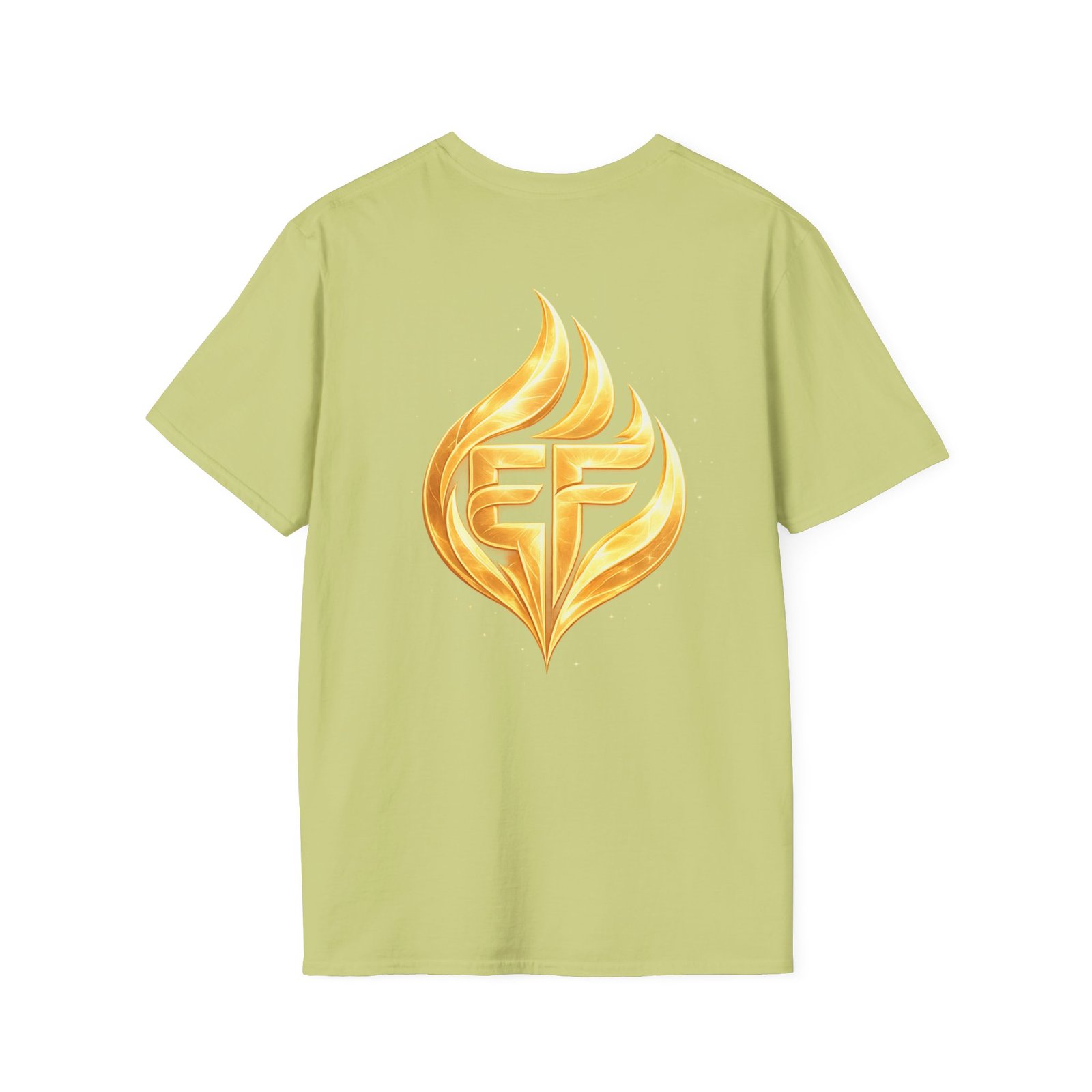 echoflame golden flame ef logo t shirt echoflame golden flame ef logo t shirt