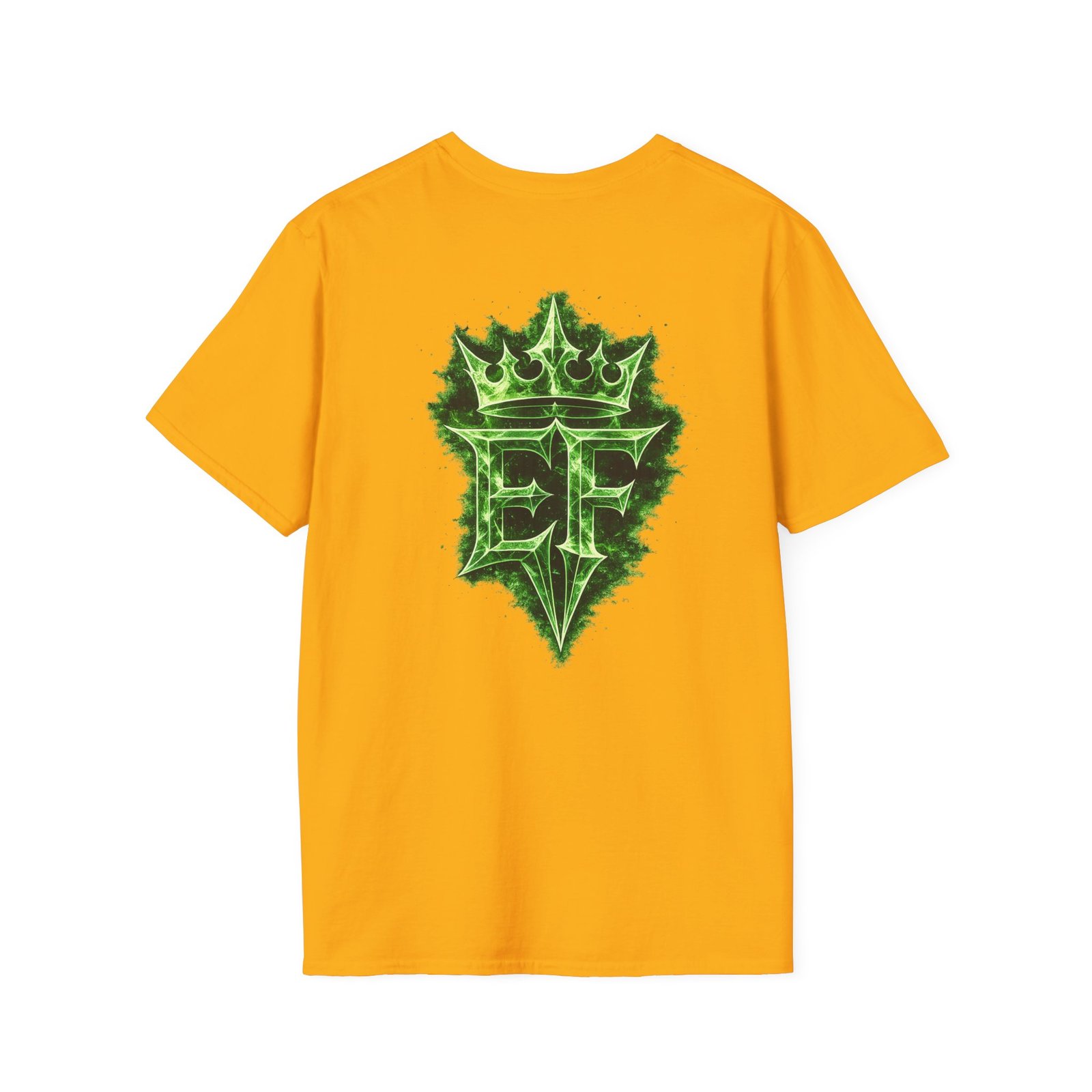 echoflame t shirt — emerald flame crown logo tee echoflame t shirt — emerald flame crown logo tee
