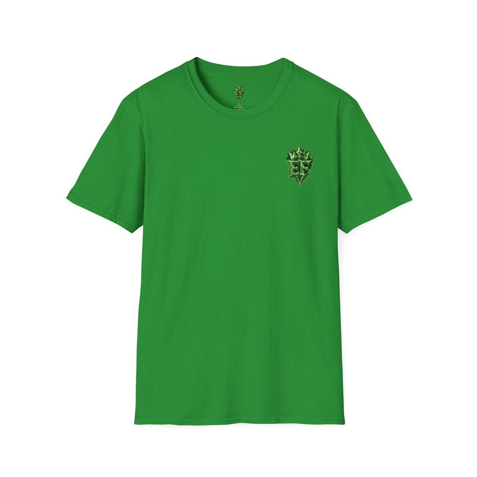 echoflame t shirt — emerald flame crown logo tee echoflame t shirt — emerald flame crown logo tee