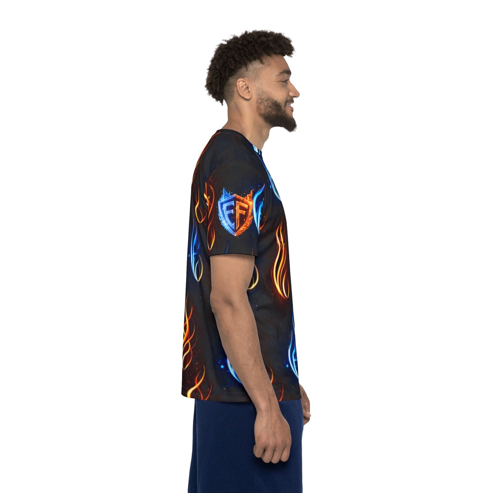 echoflame fire & ice flame sports jersey echoflame fire & ice flame sports jersey