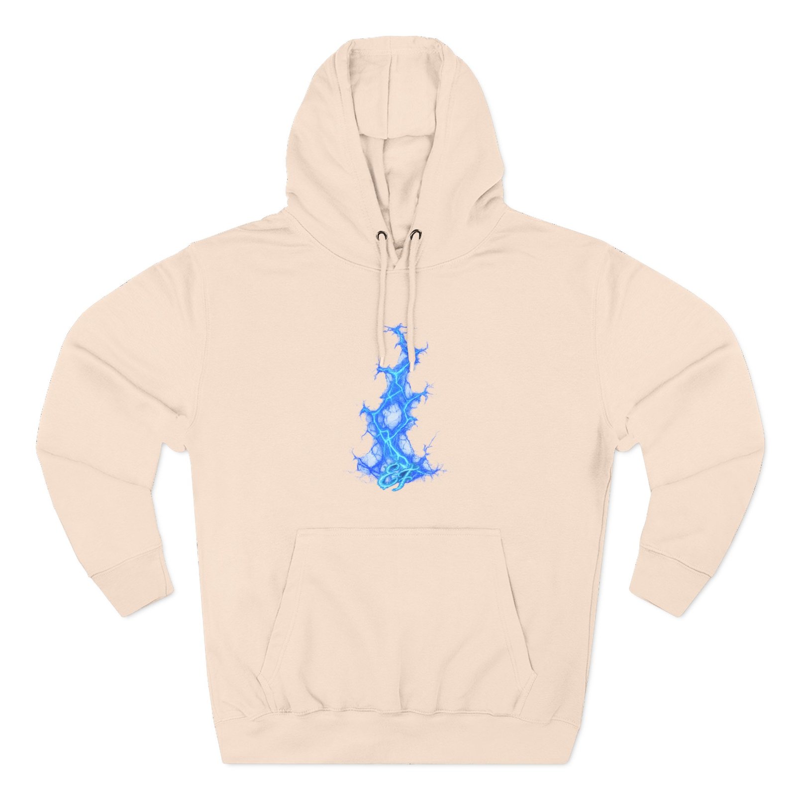 echoflame blue flame tree hoodie — ethereal lightning graphic fleece pullover echoflame blue flame tree hoodie — ethereal lightning graphic fleece pullover