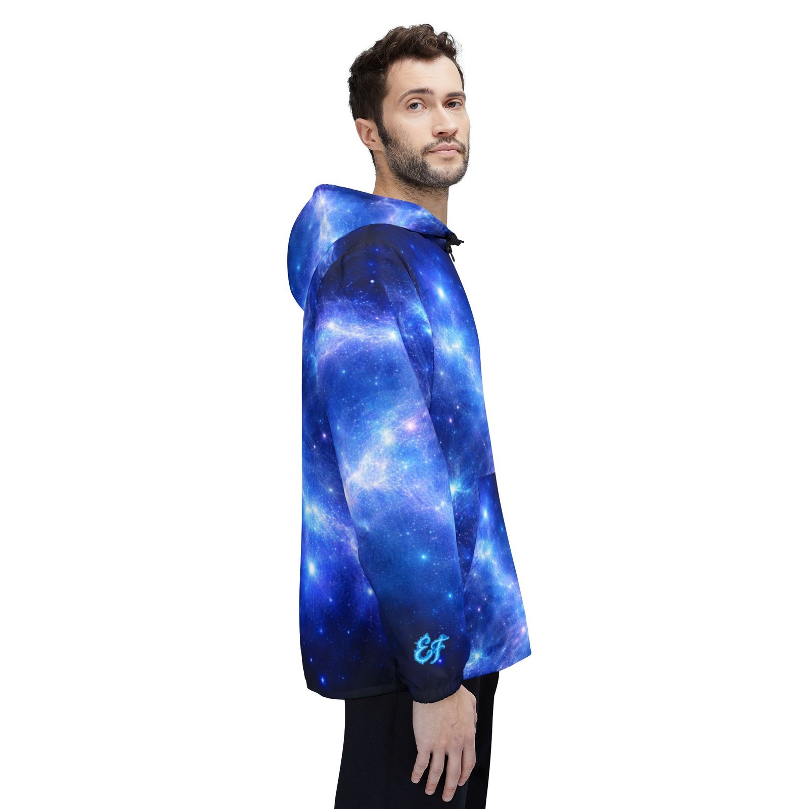 echoflame galaxy nebula windbreaker jacket — blue space aop hooded windbreaker echoflame galaxy nebula windbreaker jacket — blue space aop hooded windbreaker