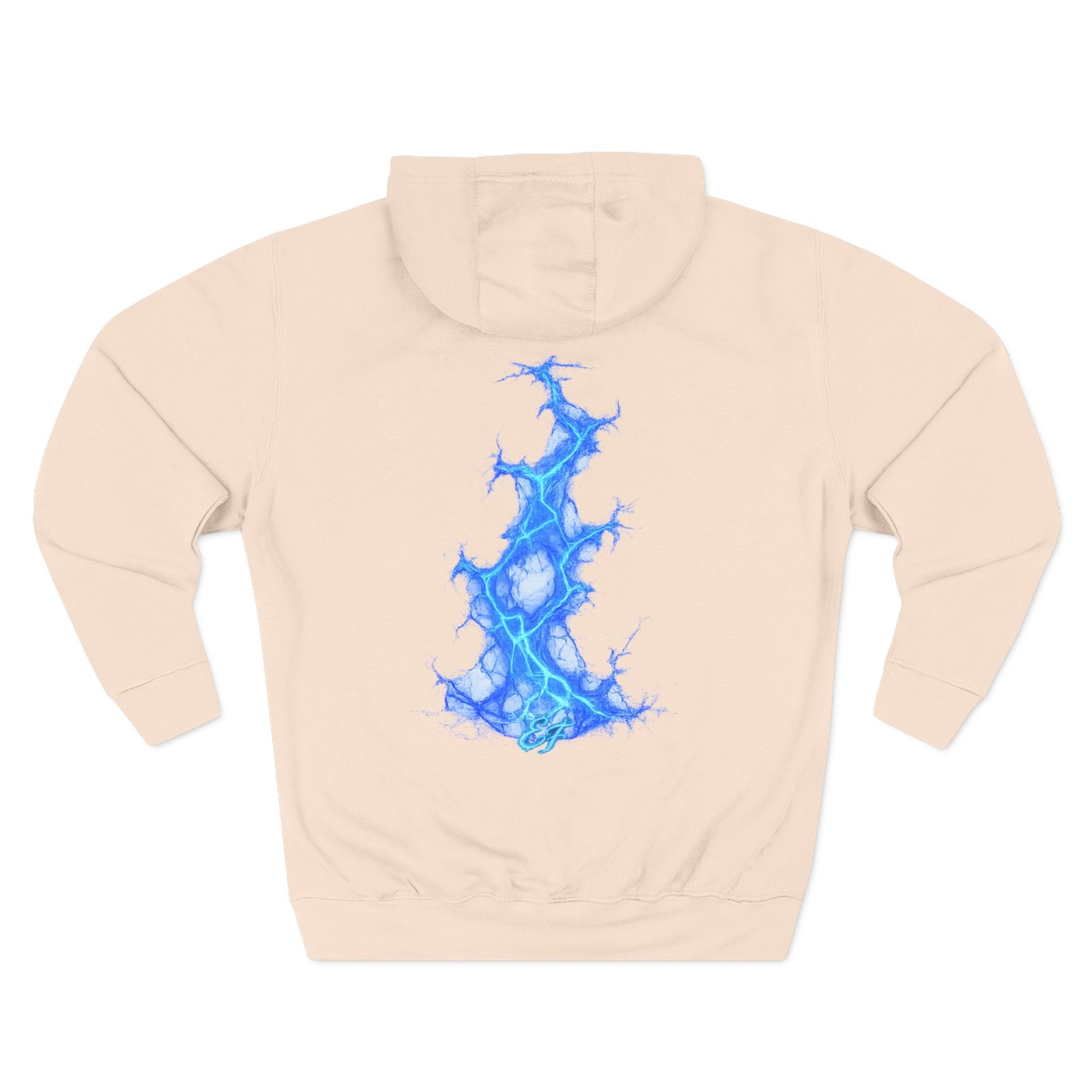 echoflame blue flame tree hoodie — ethereal lightning graphic fleece pullover echoflame blue flame tree hoodie — ethereal lightning graphic fleece pullover