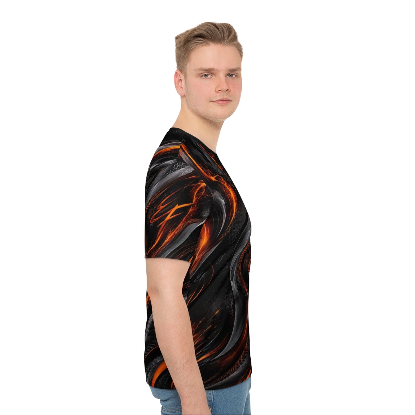 echoflame fiery lava swirl t shirt echoflame fiery lava swirl t shirt