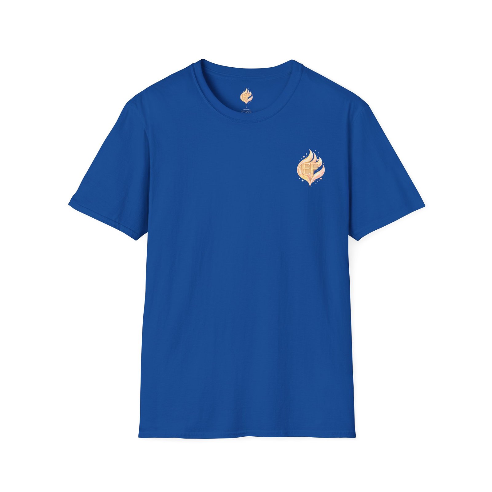 echoflame flame crest graphic t shirt — gold ember logo tee echoflame flame crest graphic t shirt — gold ember logo tee