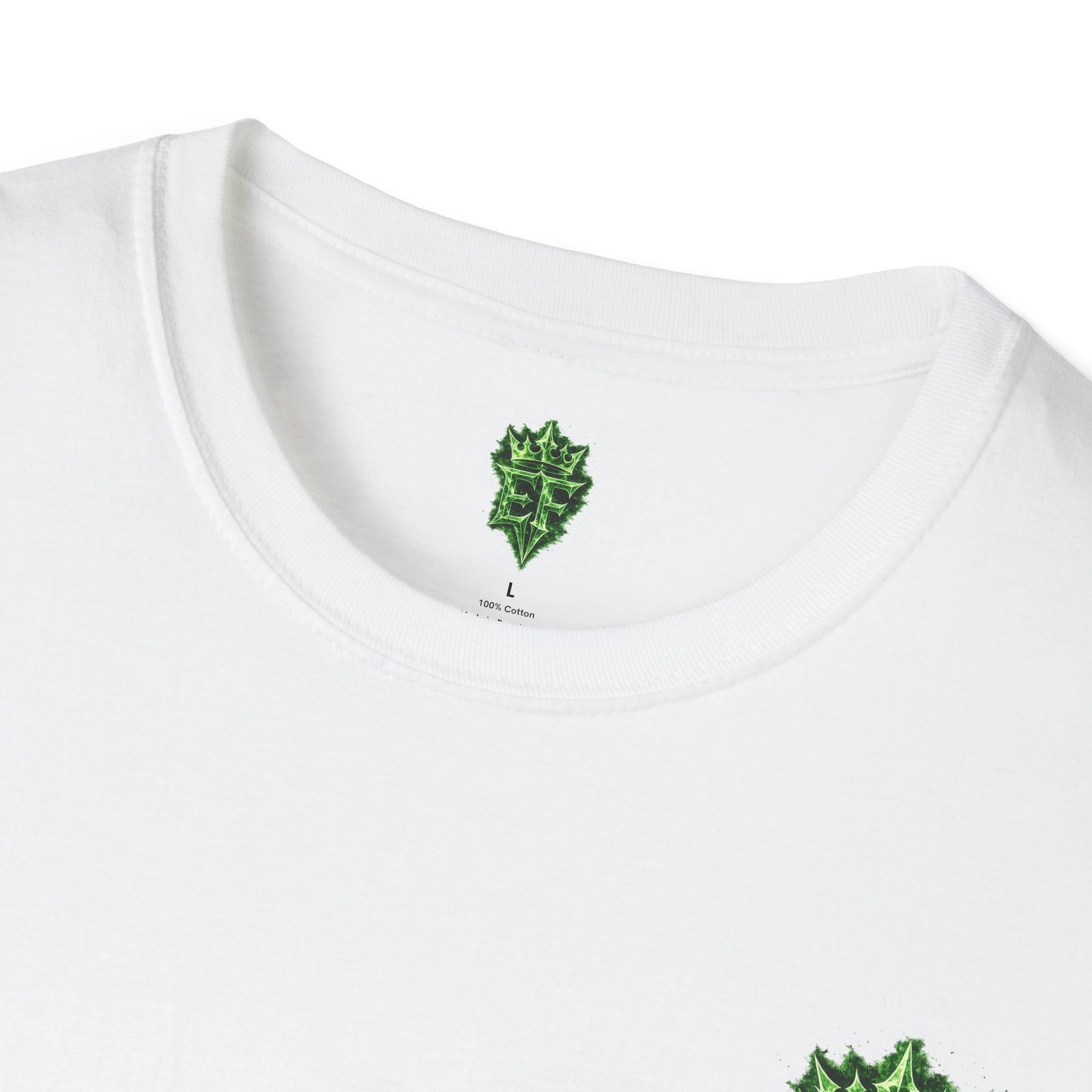 echoflame t shirt — emerald flame crown logo tee echoflame t shirt — emerald flame crown logo tee