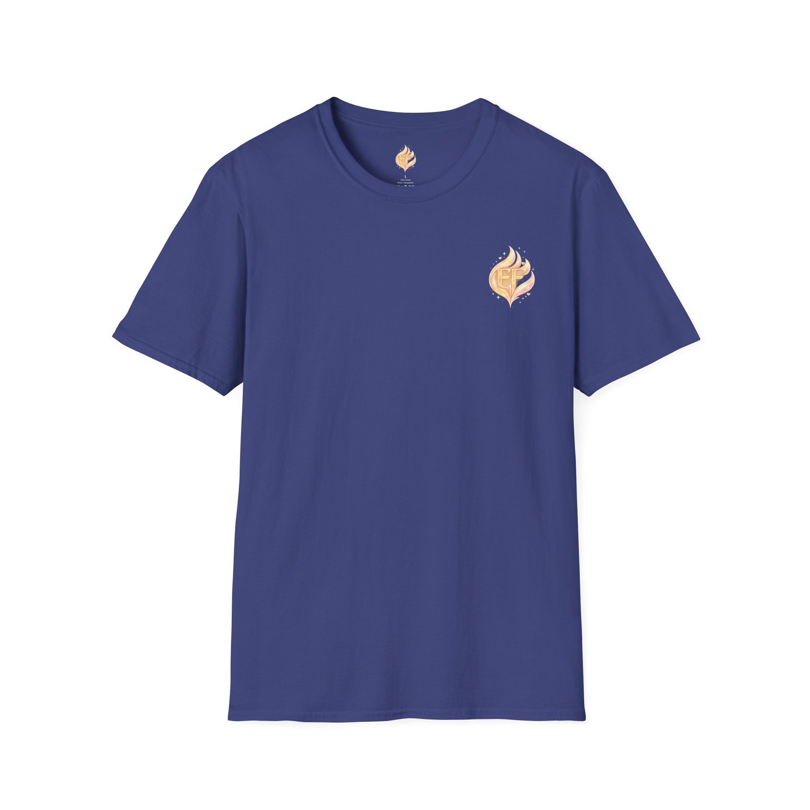 echoflame flame crest graphic t shirt — gold ember logo tee echoflame flame crest graphic t shirt — gold ember logo tee