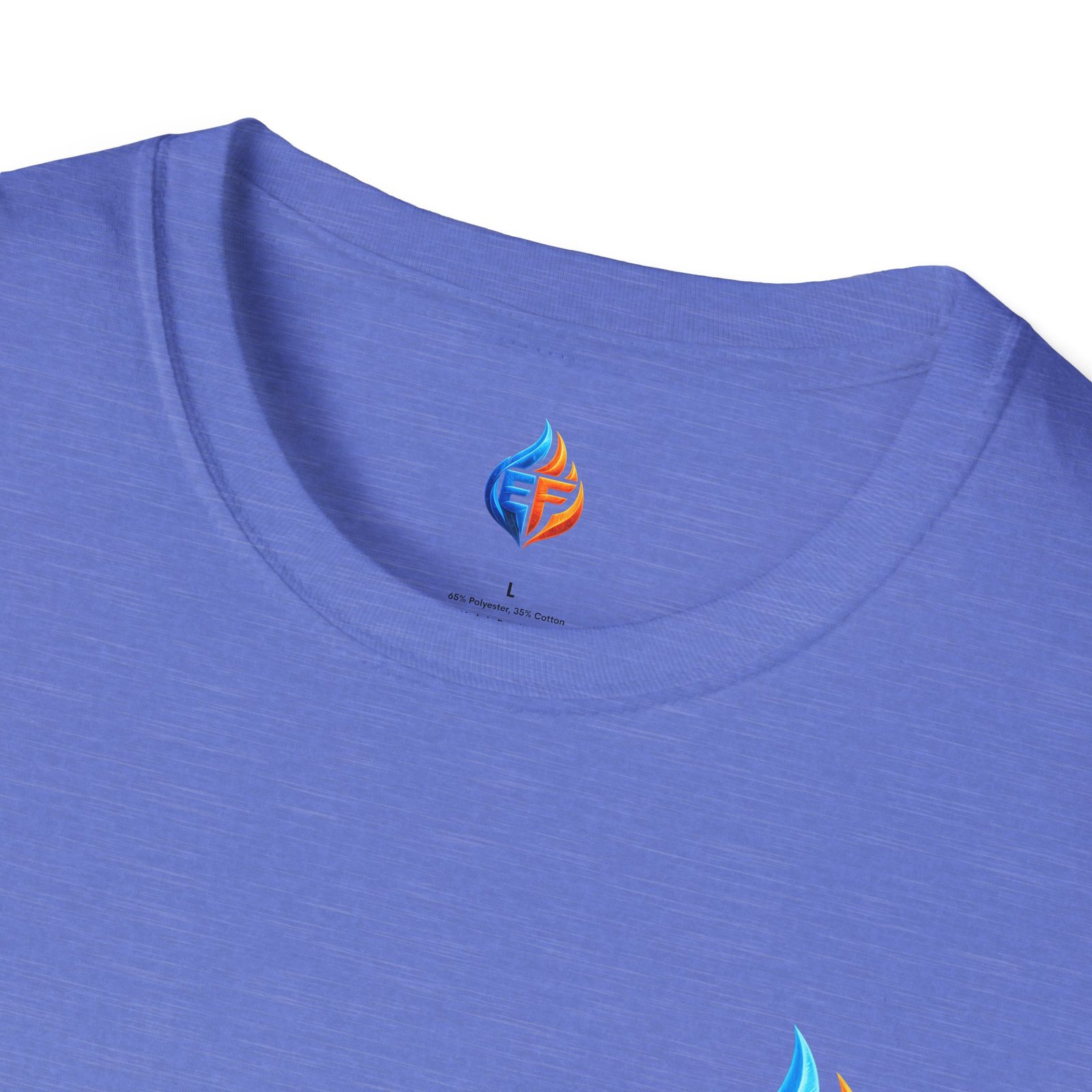 echo flame split fire & ice graphic t shirt echo flame split fire & ice graphic t shirt