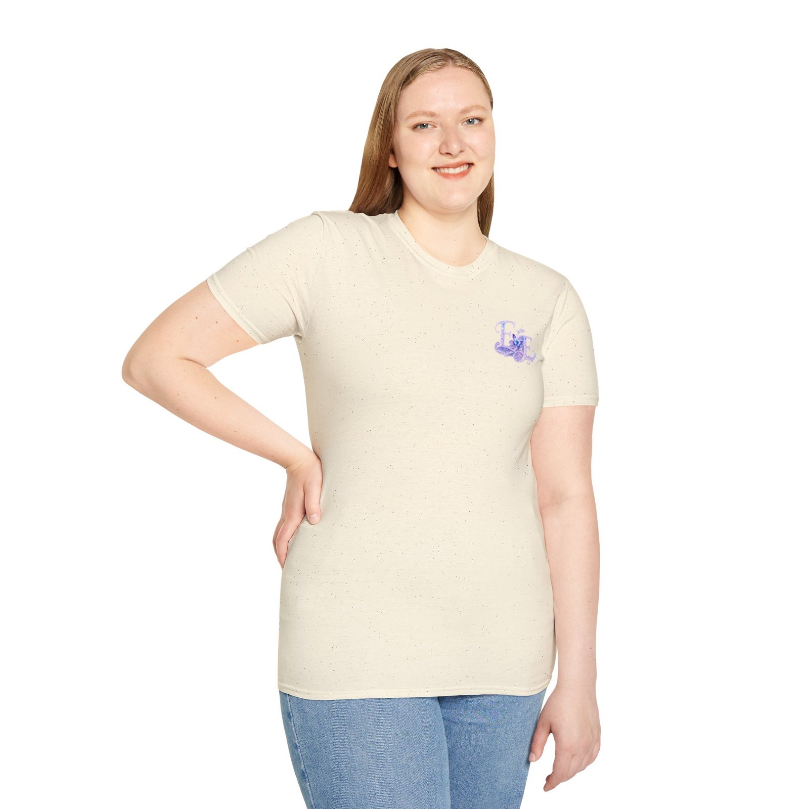 echoflame butterfly floral tee – lavender 'e&e' graphic t shirt echoflame butterfly floral tee – lavender 'e&e' graphic t shirt