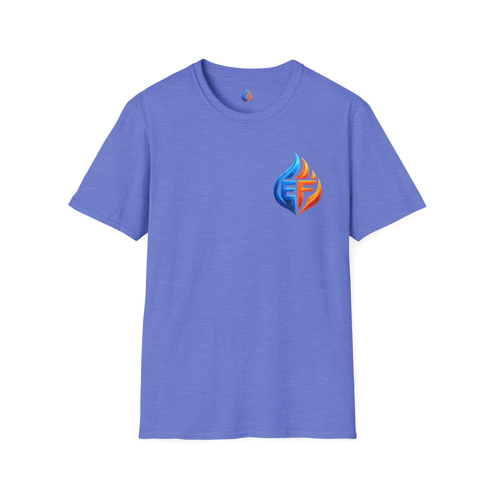 echo flame split fire & ice graphic t shirt echo flame split fire & ice graphic t shirt