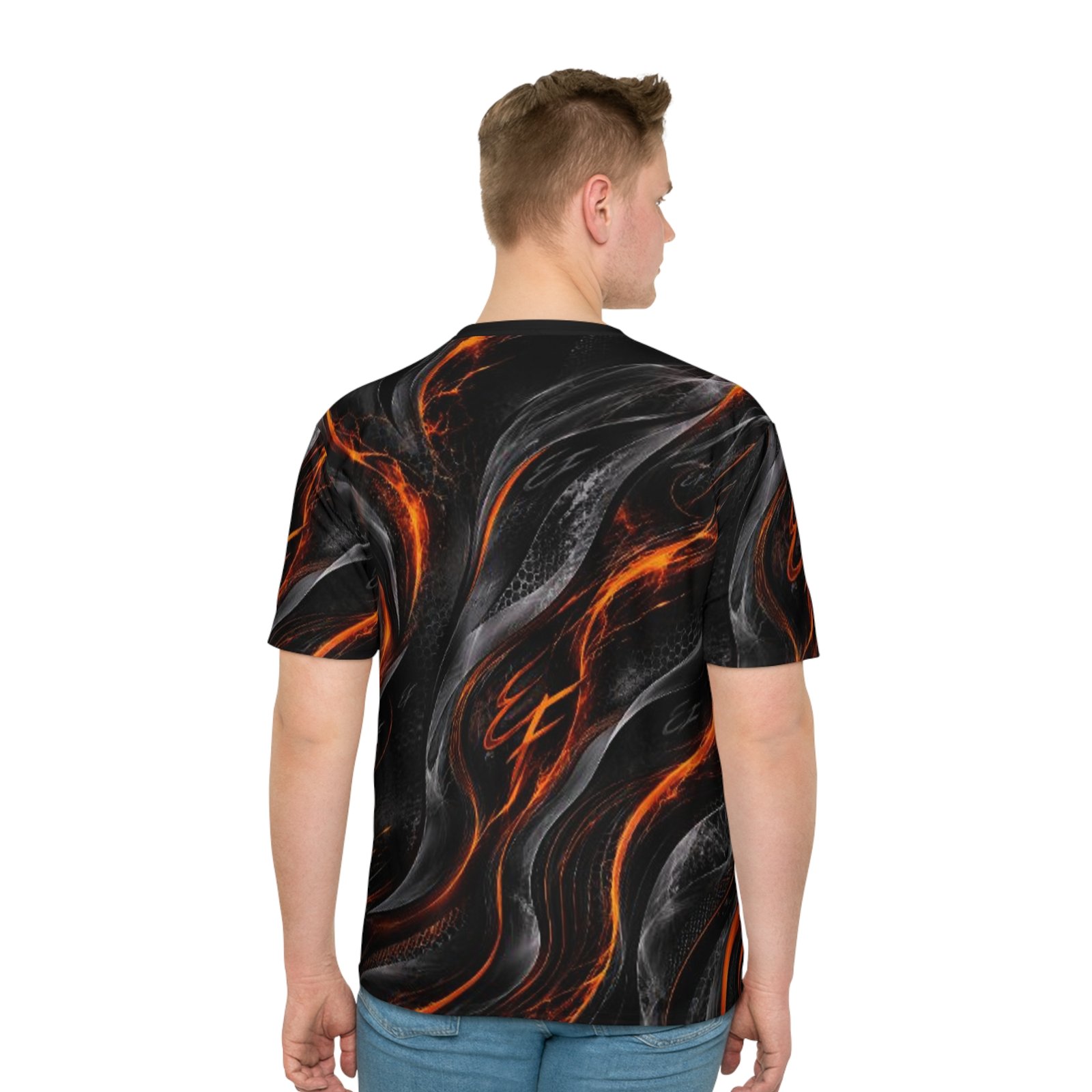 echoflame fiery lava swirl t shirt echoflame fiery lava swirl t shirt