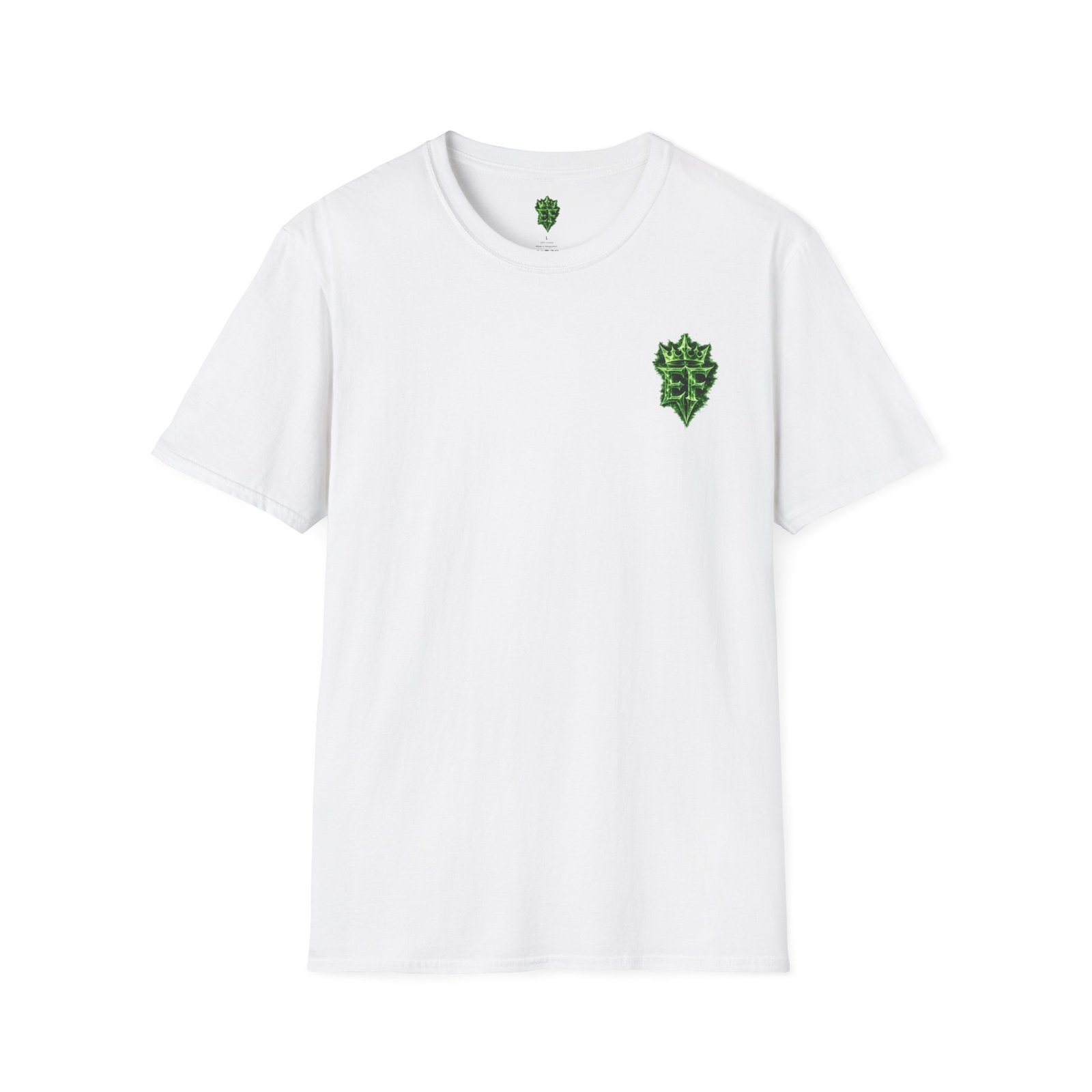 echoflame t shirt — emerald flame crown logo tee echoflame t shirt — emerald flame crown logo tee
