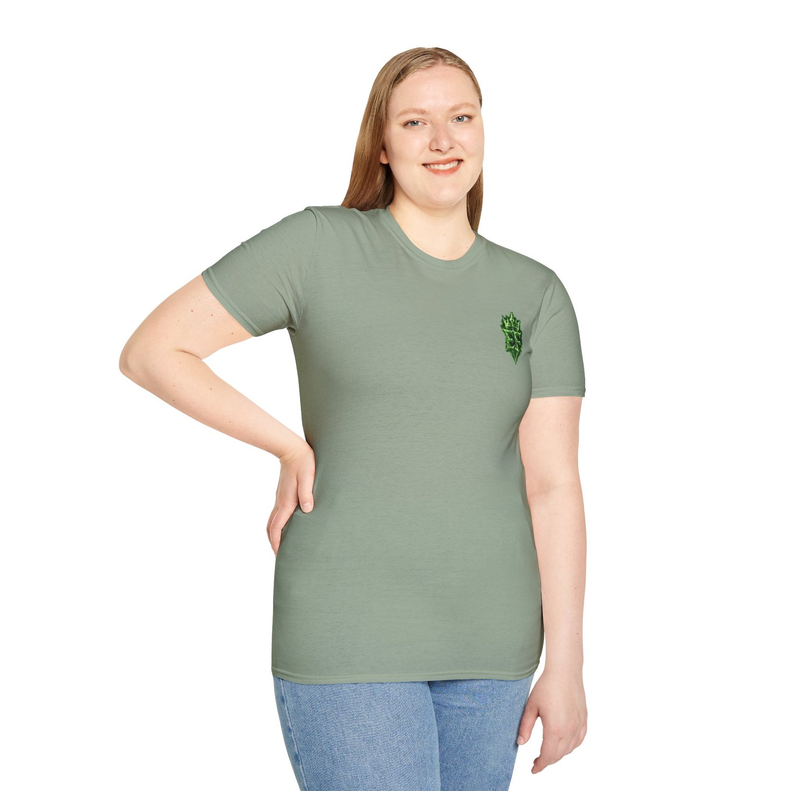 echoflame t shirt — emerald flame crown logo tee echoflame t shirt — emerald flame crown logo tee