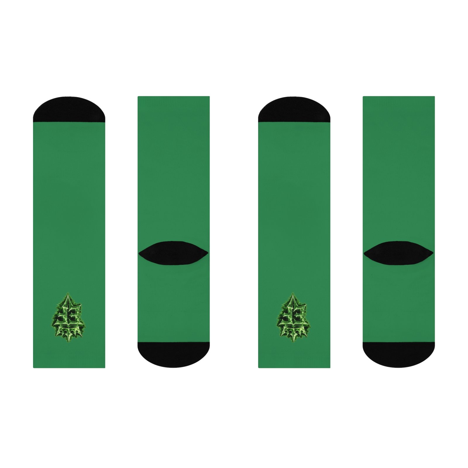 echoflame green celtic shield crew socks — cushioned athletic socks with medieval emblem echoflame green celtic shield crew socks — cushioned athletic socks with medieval emblem