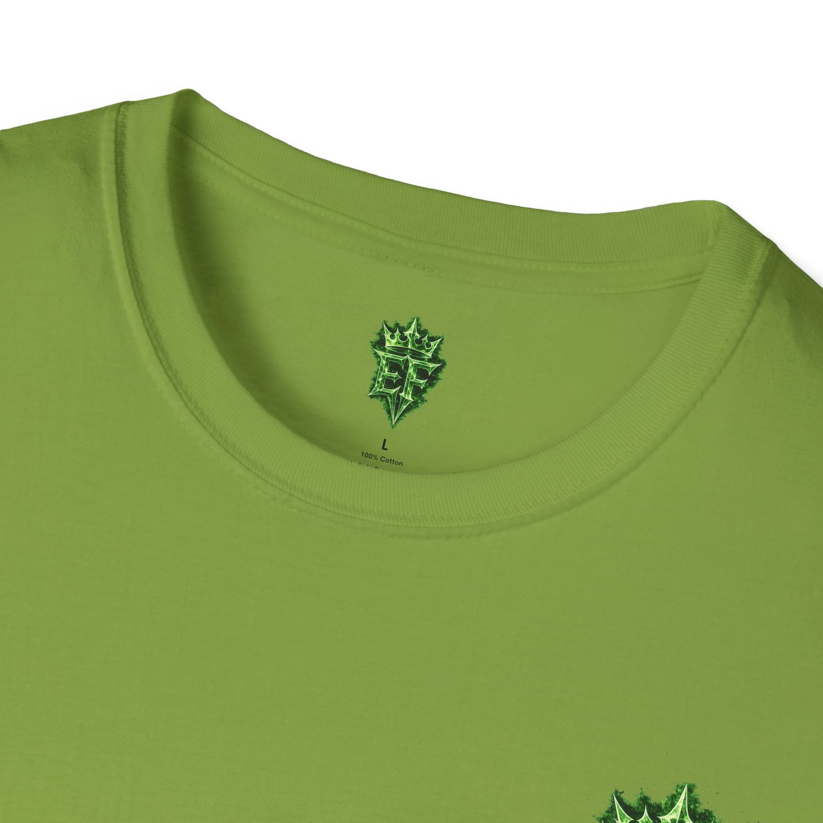 echoflame t shirt — emerald flame crown logo tee echoflame t shirt — emerald flame crown logo tee