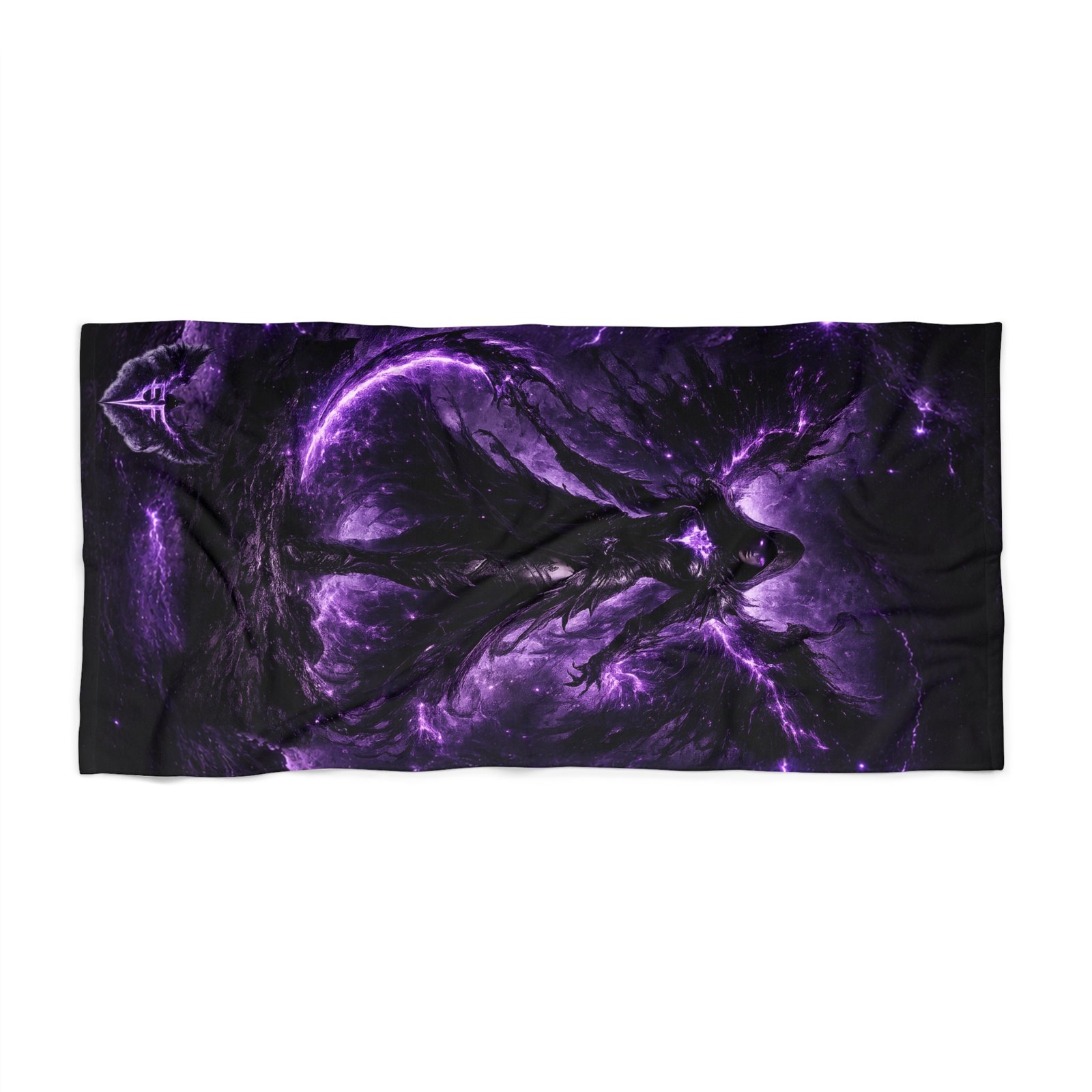 echoflame nyxara beach towel — cosmic galaxy surf & sand towel echoflame nyxara beach towel — cosmic galaxy surf & sand towel