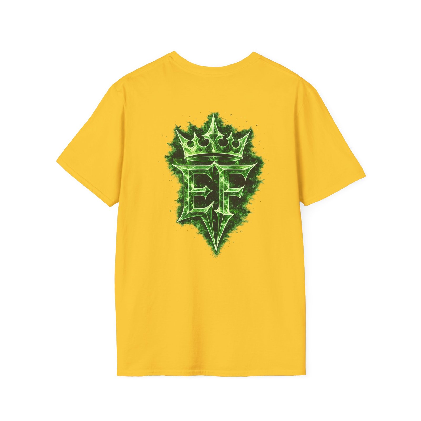 echoflame t shirt — emerald flame crown logo tee echoflame t shirt — emerald flame crown logo tee