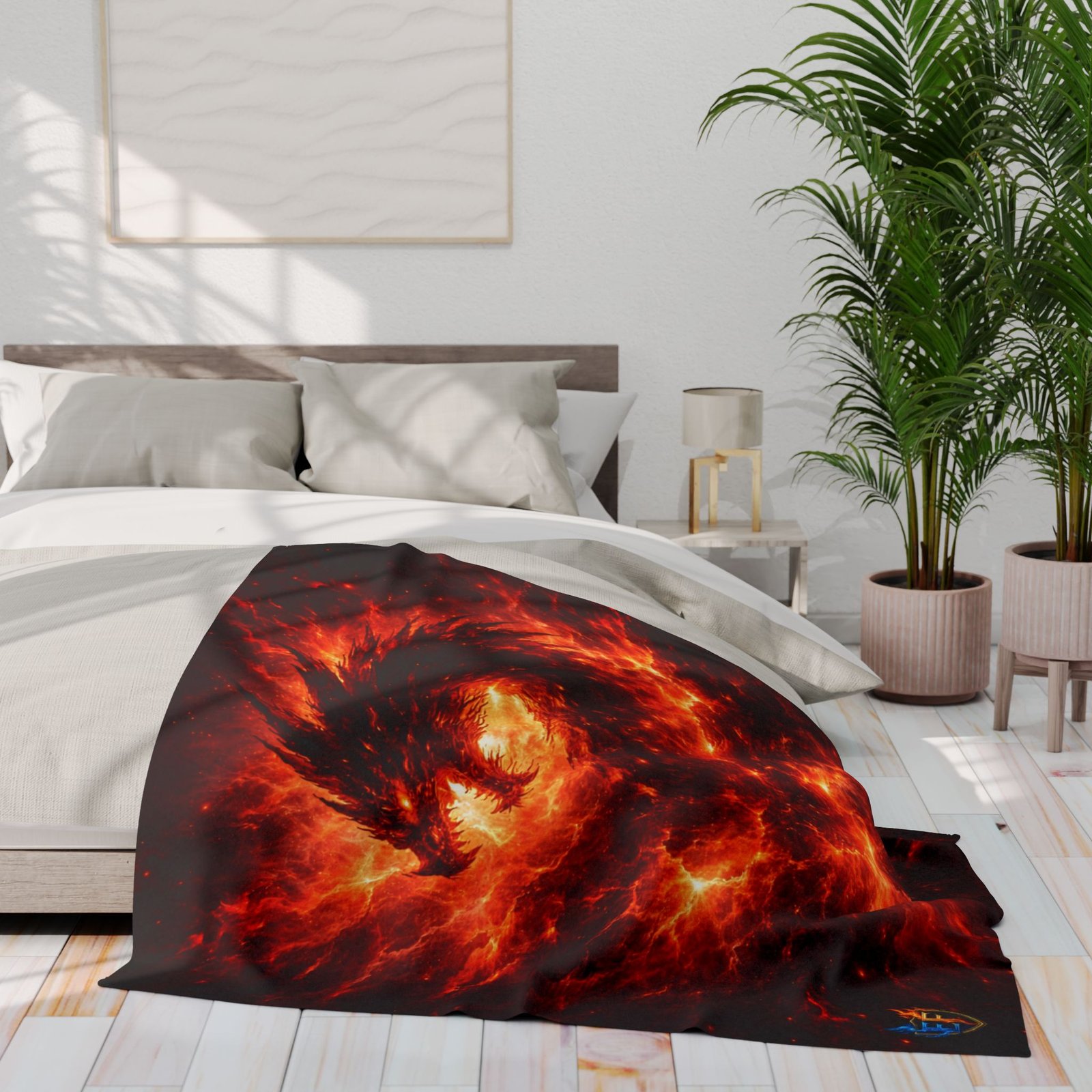 echoflame fiery dragon fleece blanket echoflame fiery dragon fleece blanket