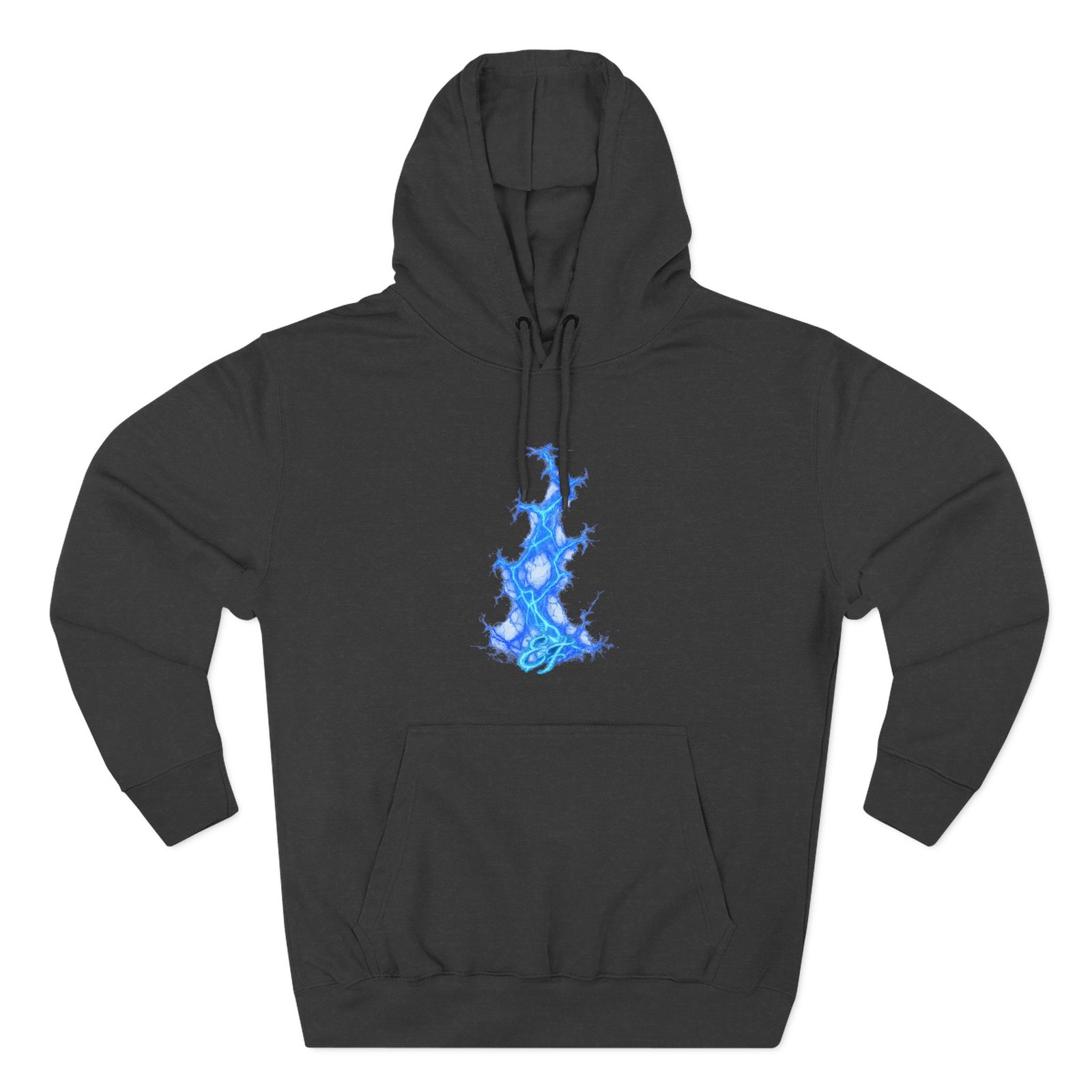 echoflame blue flame tree hoodie — ethereal lightning graphic fleece pullover echoflame blue flame tree hoodie — ethereal lightning graphic fleece pullover