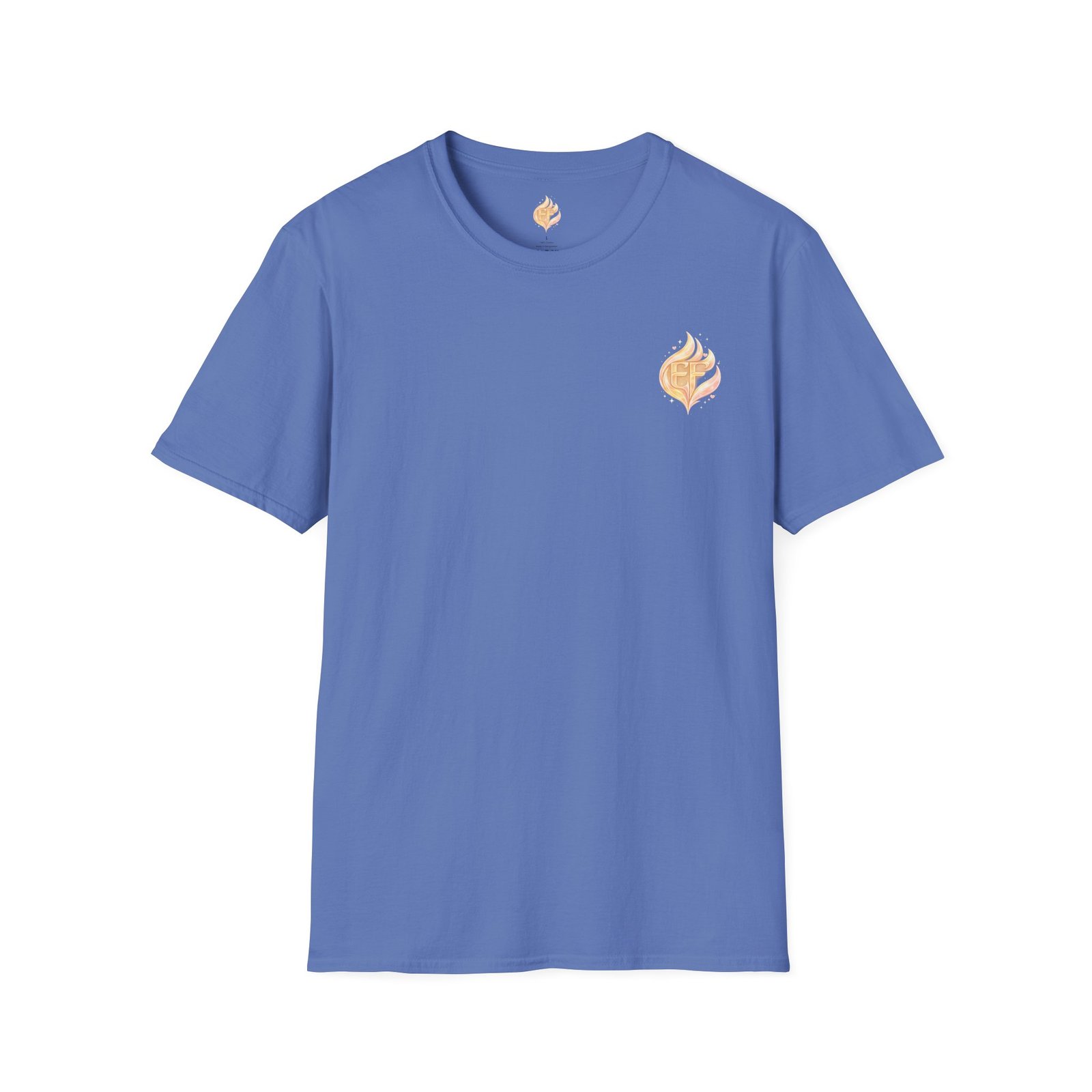 echoflame flame crest graphic t shirt — gold ember logo tee echoflame flame crest graphic t shirt — gold ember logo tee