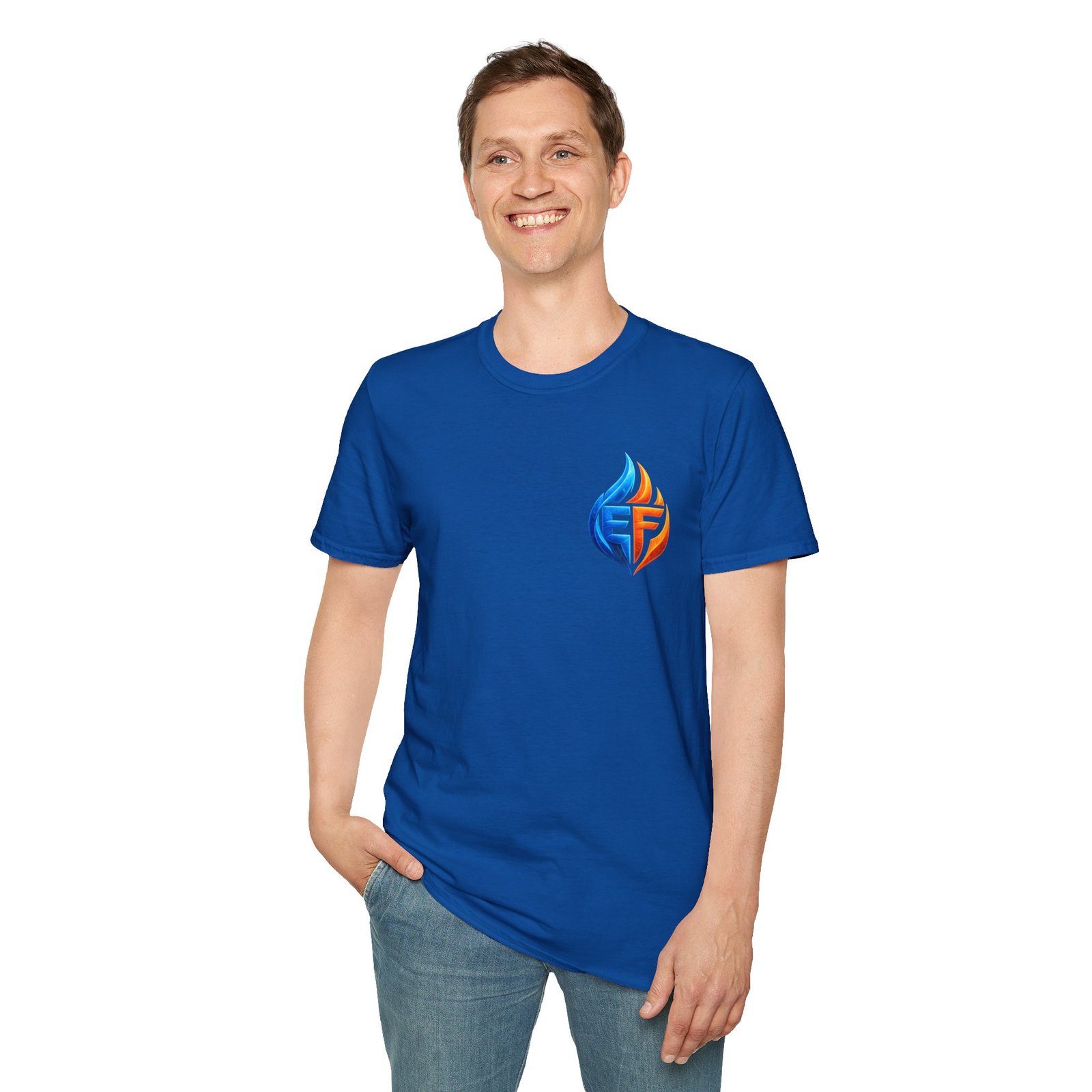 echo flame split fire & ice graphic t shirt echo flame split fire & ice graphic t shirt