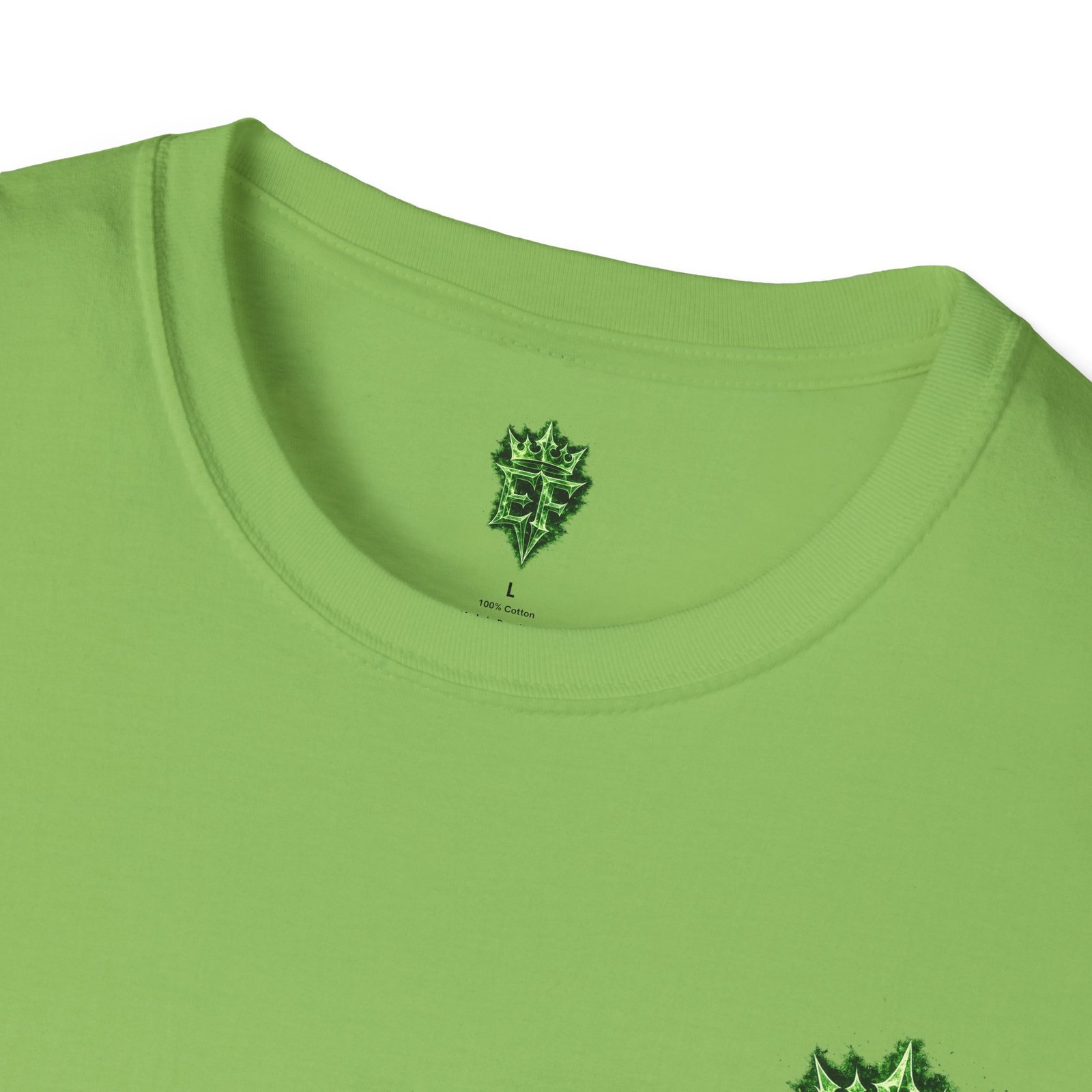 echoflame t shirt — emerald flame crown logo tee echoflame t shirt — emerald flame crown logo tee