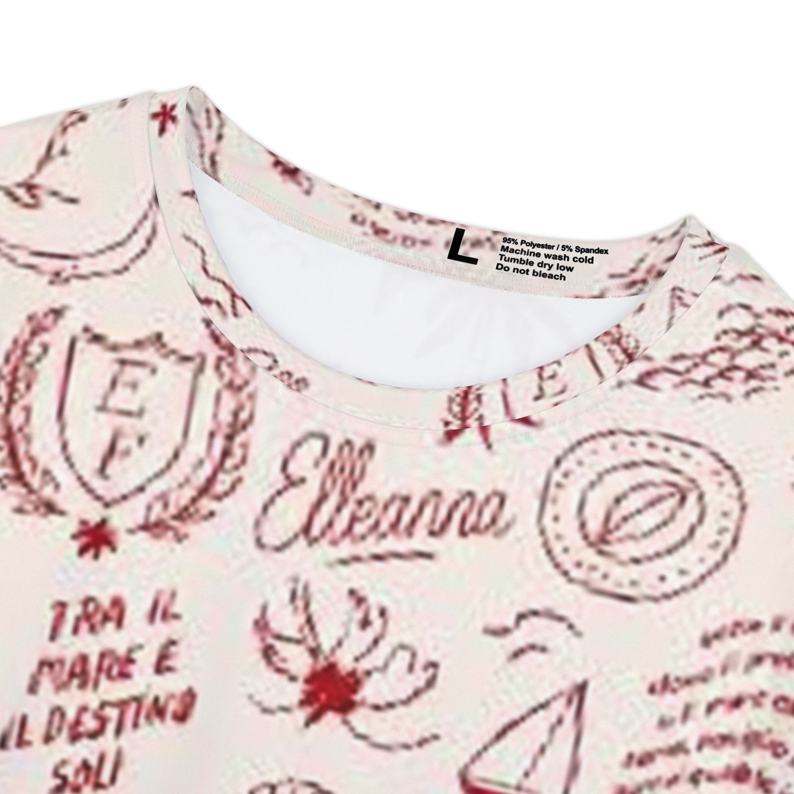 echoflame women's doodle beach tee – all over print tropical sketch shirt echoflame women's doodle beach tee – all over print tropical sketch shirt