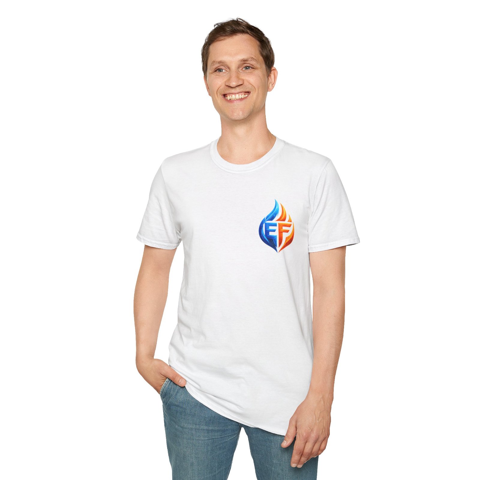 echo flame split fire & ice graphic t shirt echo flame split fire & ice graphic t shirt