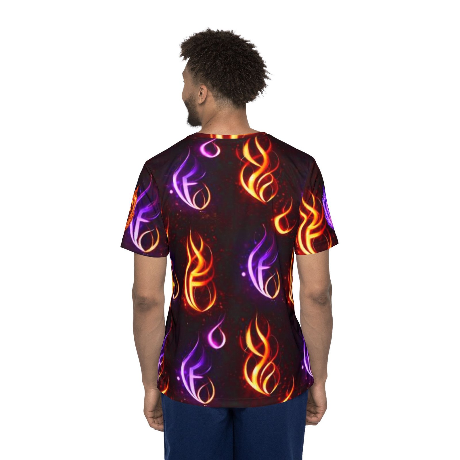 echoflame crest jersey — men’s all over print athletic tee echoflame crest jersey — men’s all over print athletic tee