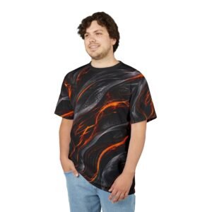 echoflame flaming wave all over print tee