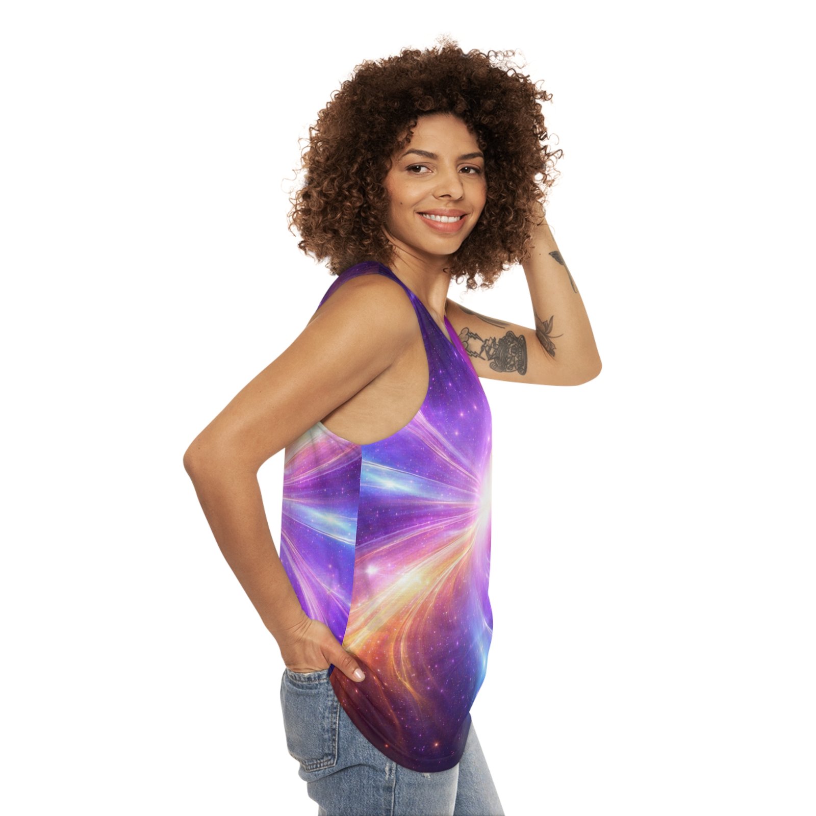 echoflame galaxy swirl tank top — vibrant cosmic all over print echoflame galaxy swirl tank top — vibrant cosmic all over print