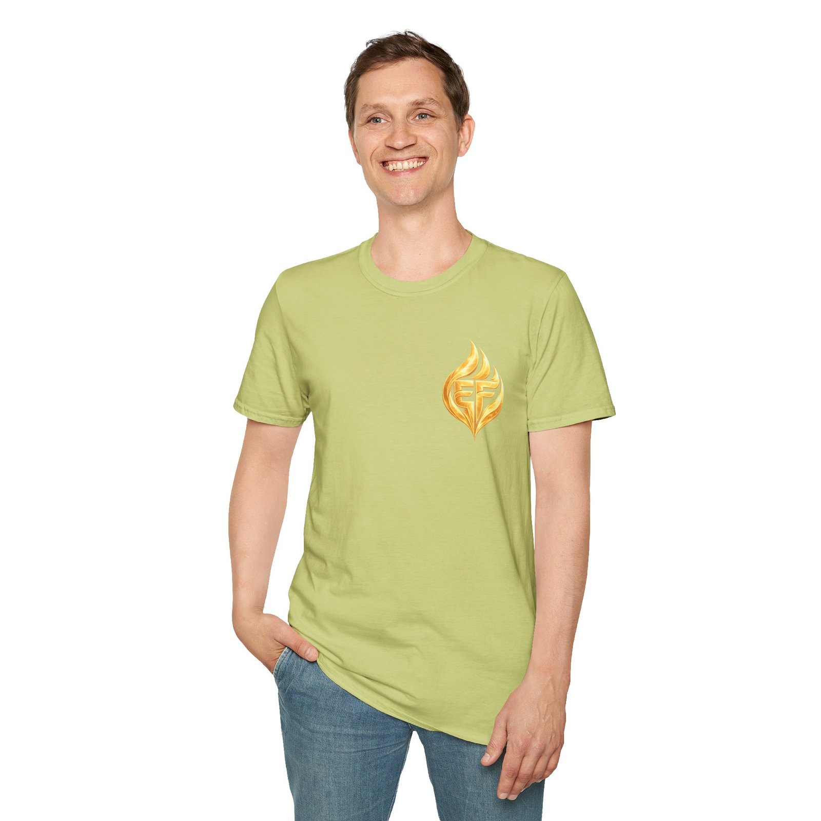 echoflame golden flame ef logo t shirt echoflame golden flame ef logo t shirt