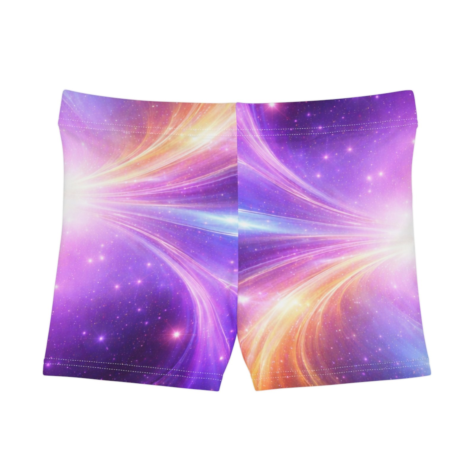 echoflame galaxy swirl women's athletic shorts — purple pink nebula all over print echoflame galaxy swirl women's athletic shorts — purple pink nebula all over print