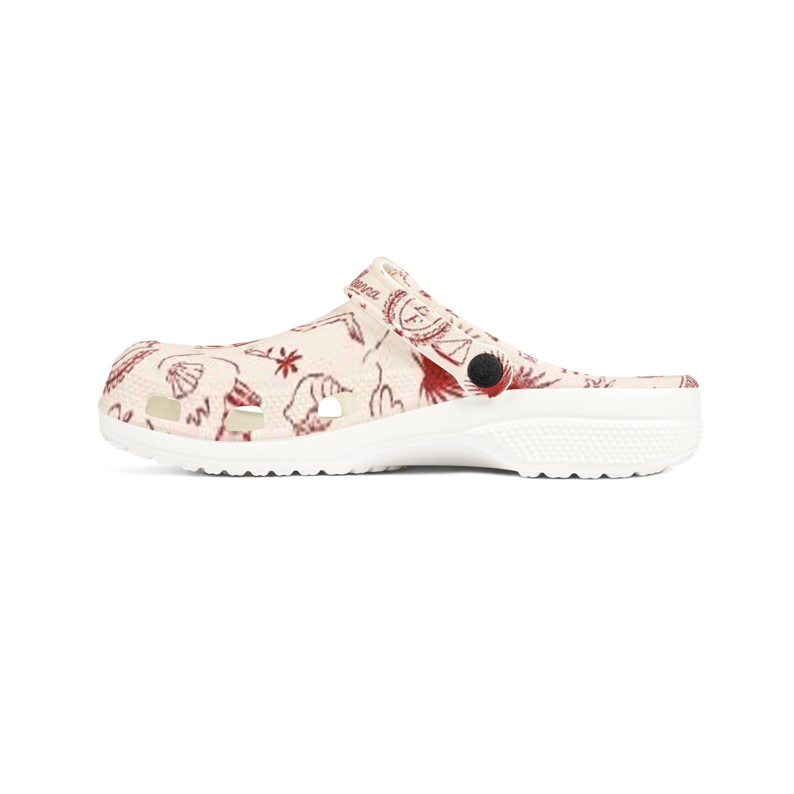 echoflame beach sketch eva foam clogs — printed summer garden pattern echoflame beach sketch eva foam clogs — printed summer garden pattern
