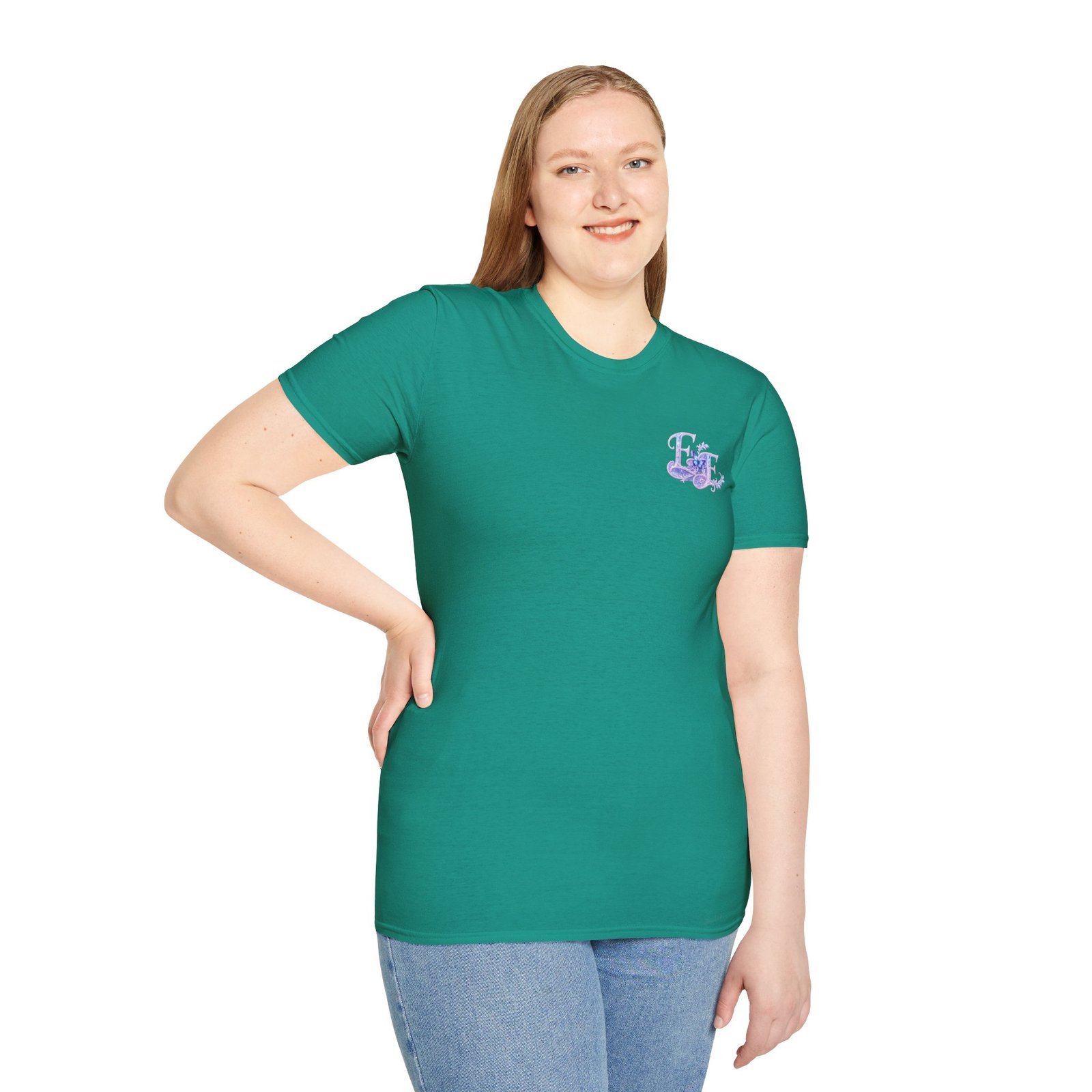 echoflame butterfly floral tee – lavender 'e&e' graphic t shirt echoflame butterfly floral tee – lavender 'e&e' graphic t shirt