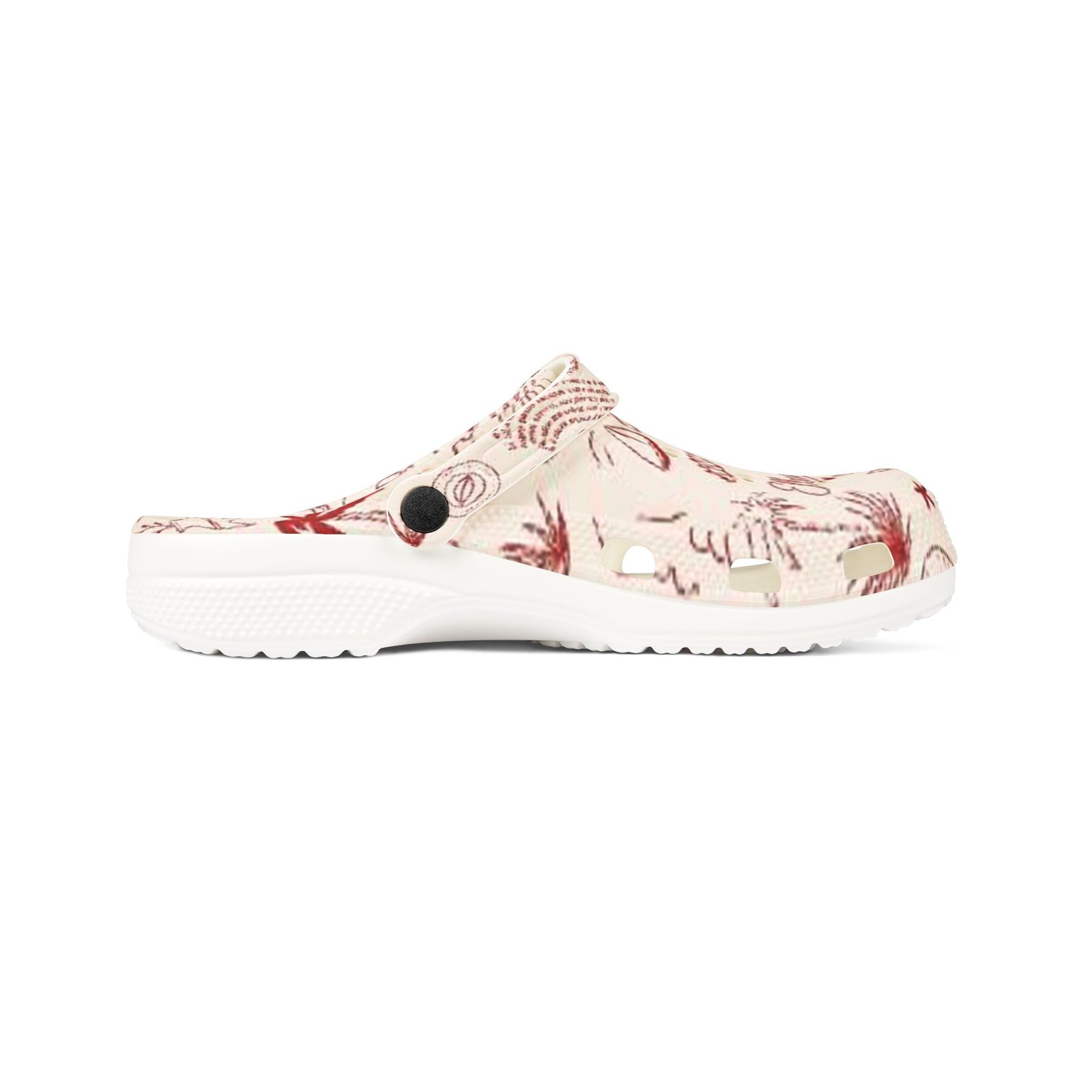 echoflame beach sketch eva foam clogs — printed summer garden pattern echoflame beach sketch eva foam clogs — printed summer garden pattern