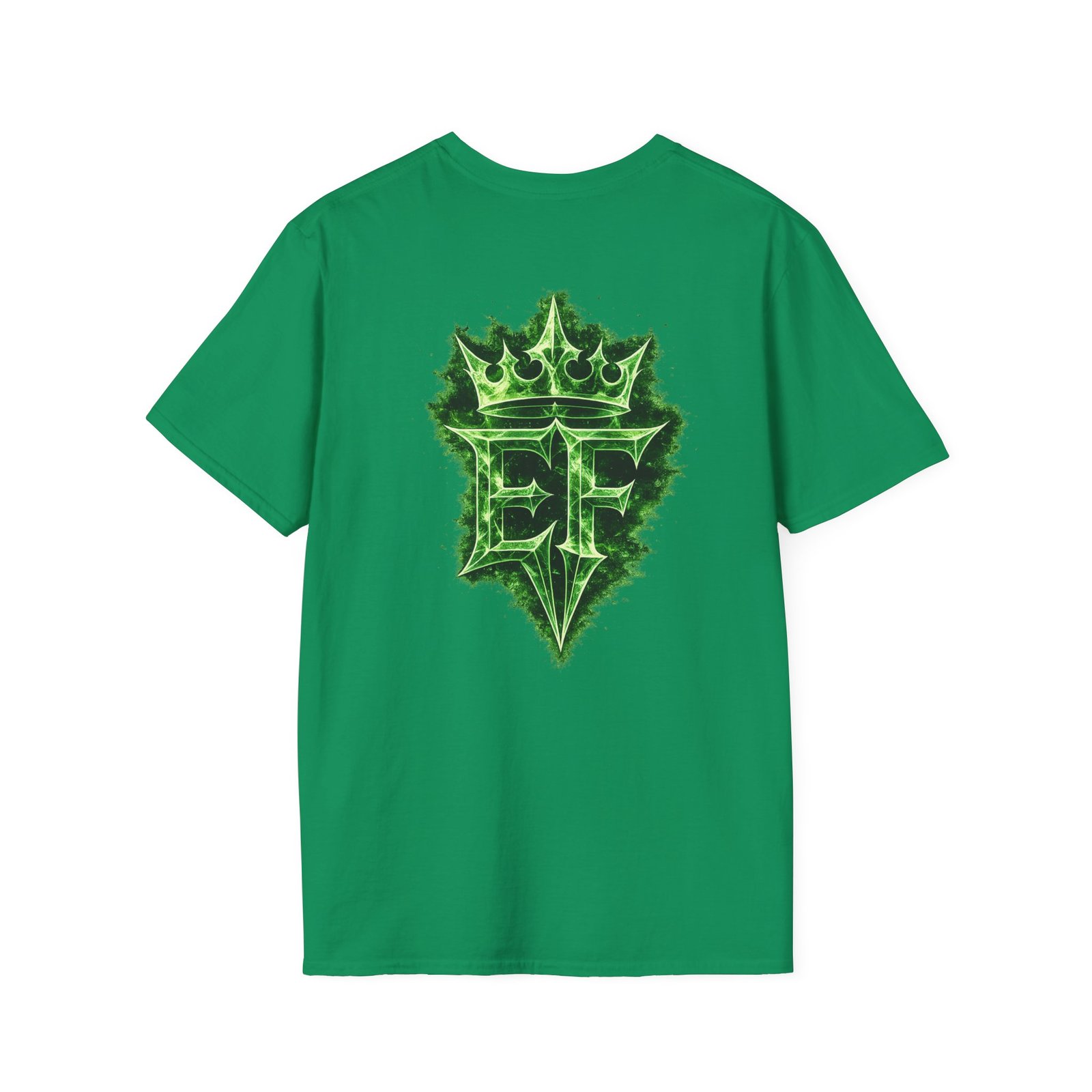 echoflame t shirt — emerald flame crown logo tee echoflame t shirt — emerald flame crown logo tee